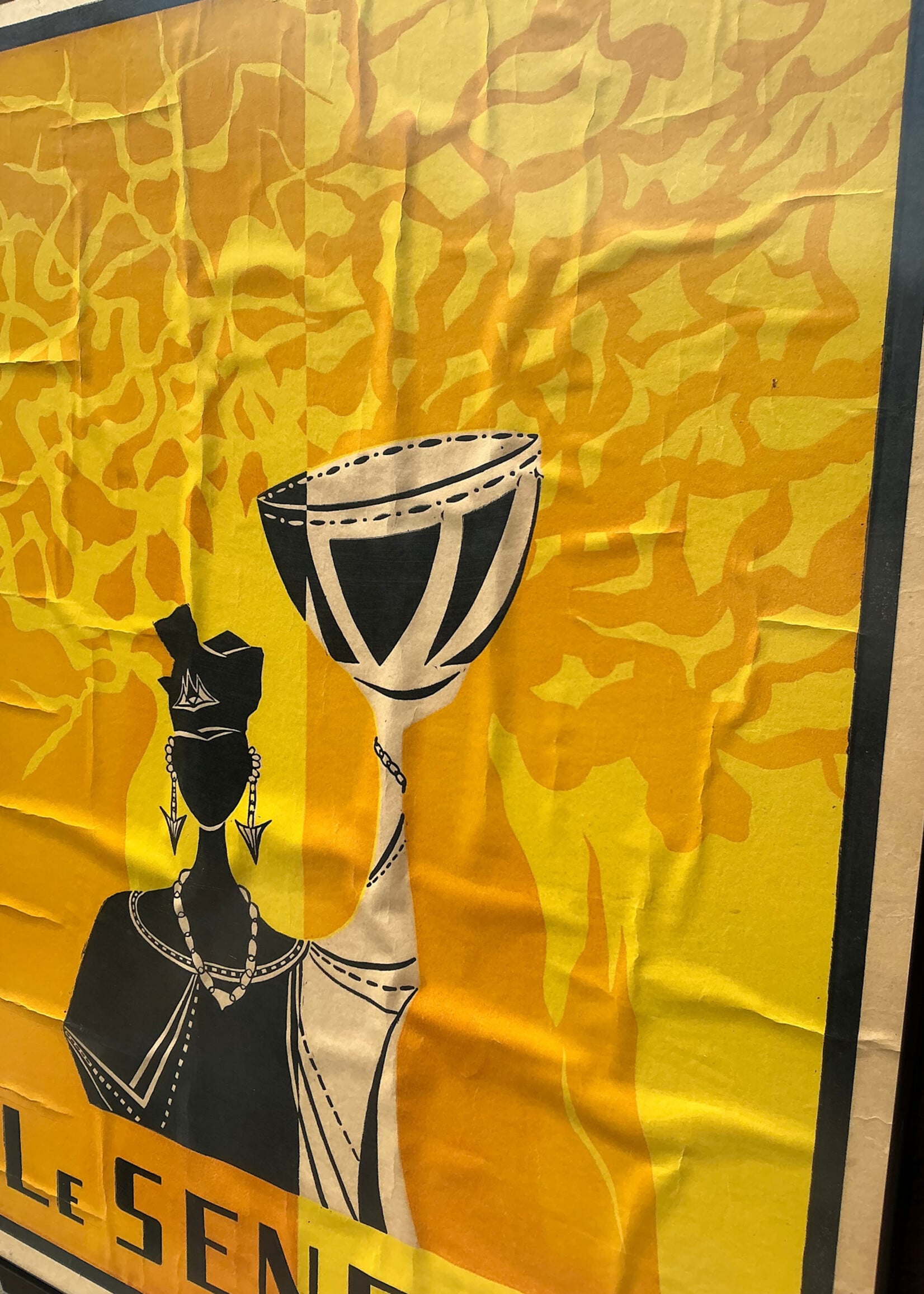 GOODWOOD Senegal Travel Poster c. 1950