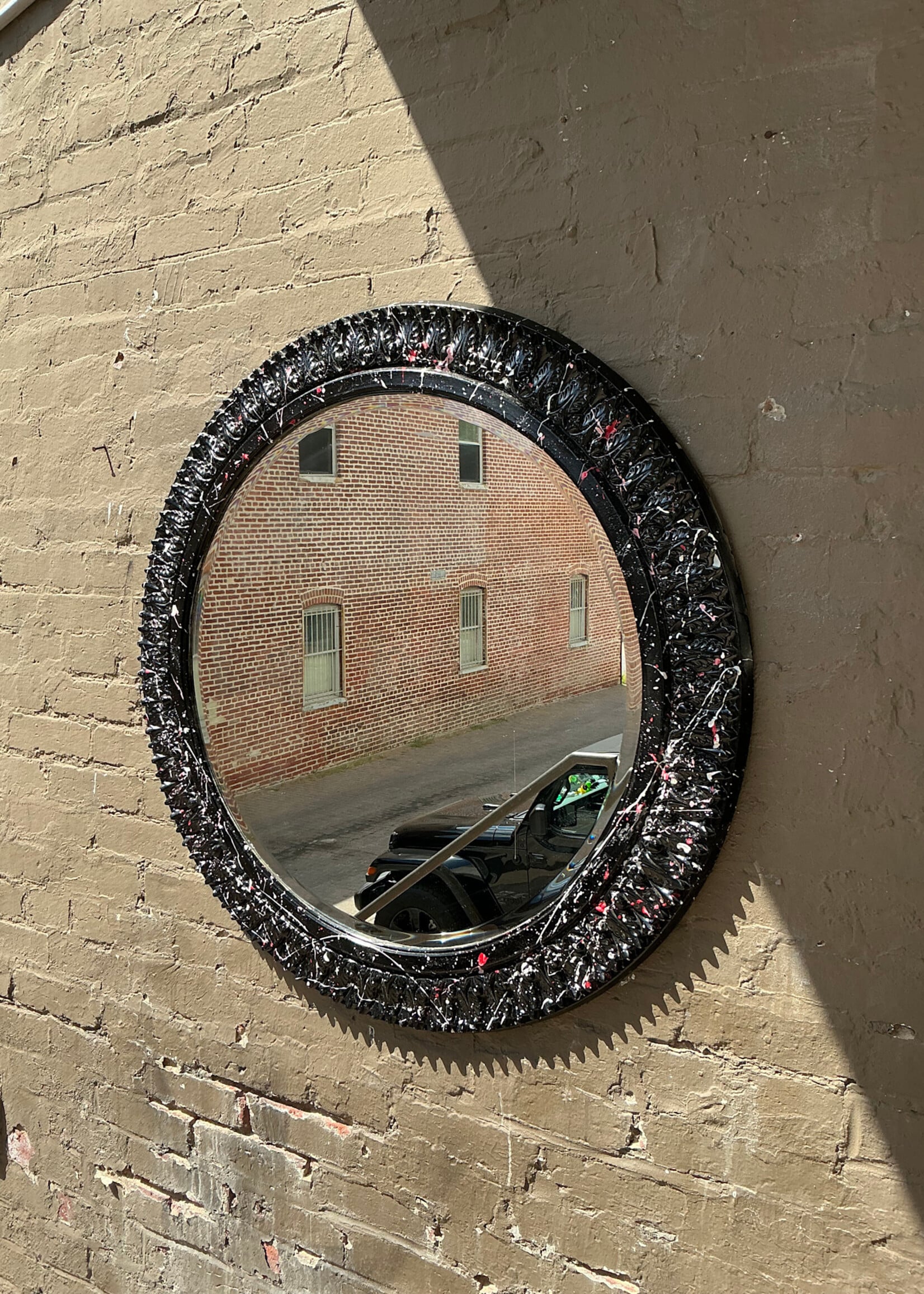 GOODWOOD Vintage Splash Painted Mirror