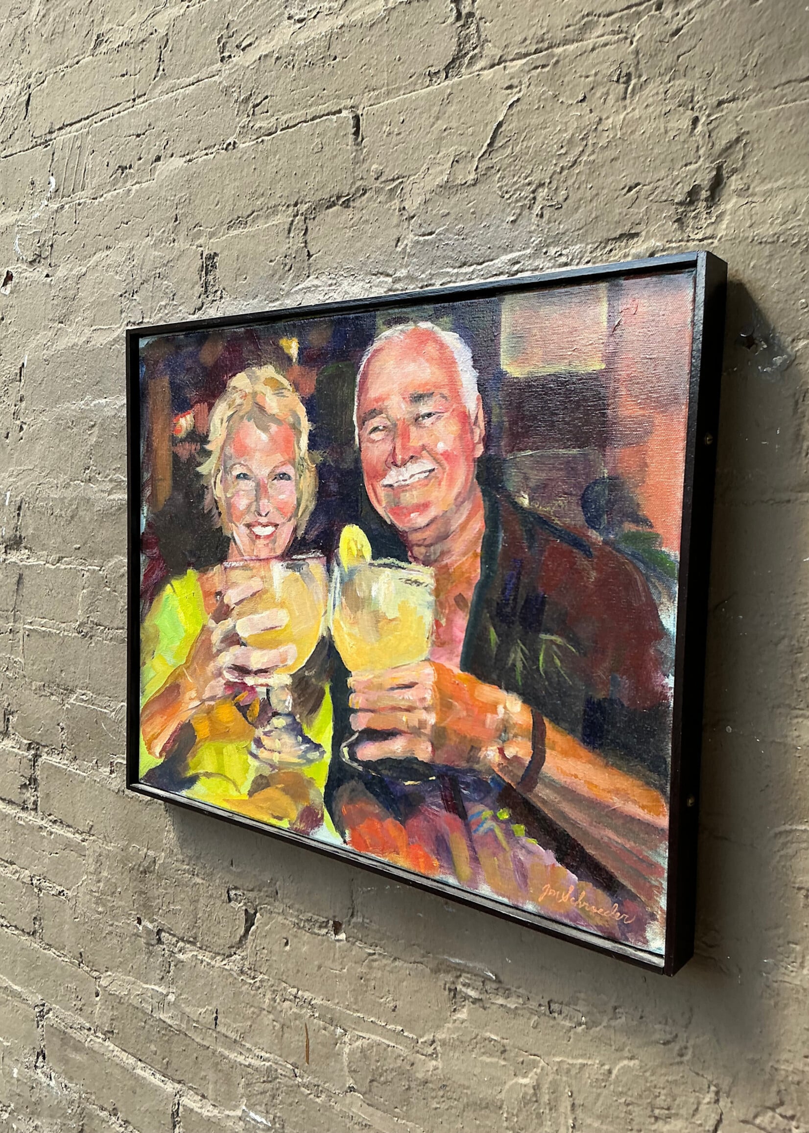 GOODWOOD Margarita Couple, Oil on Canvas