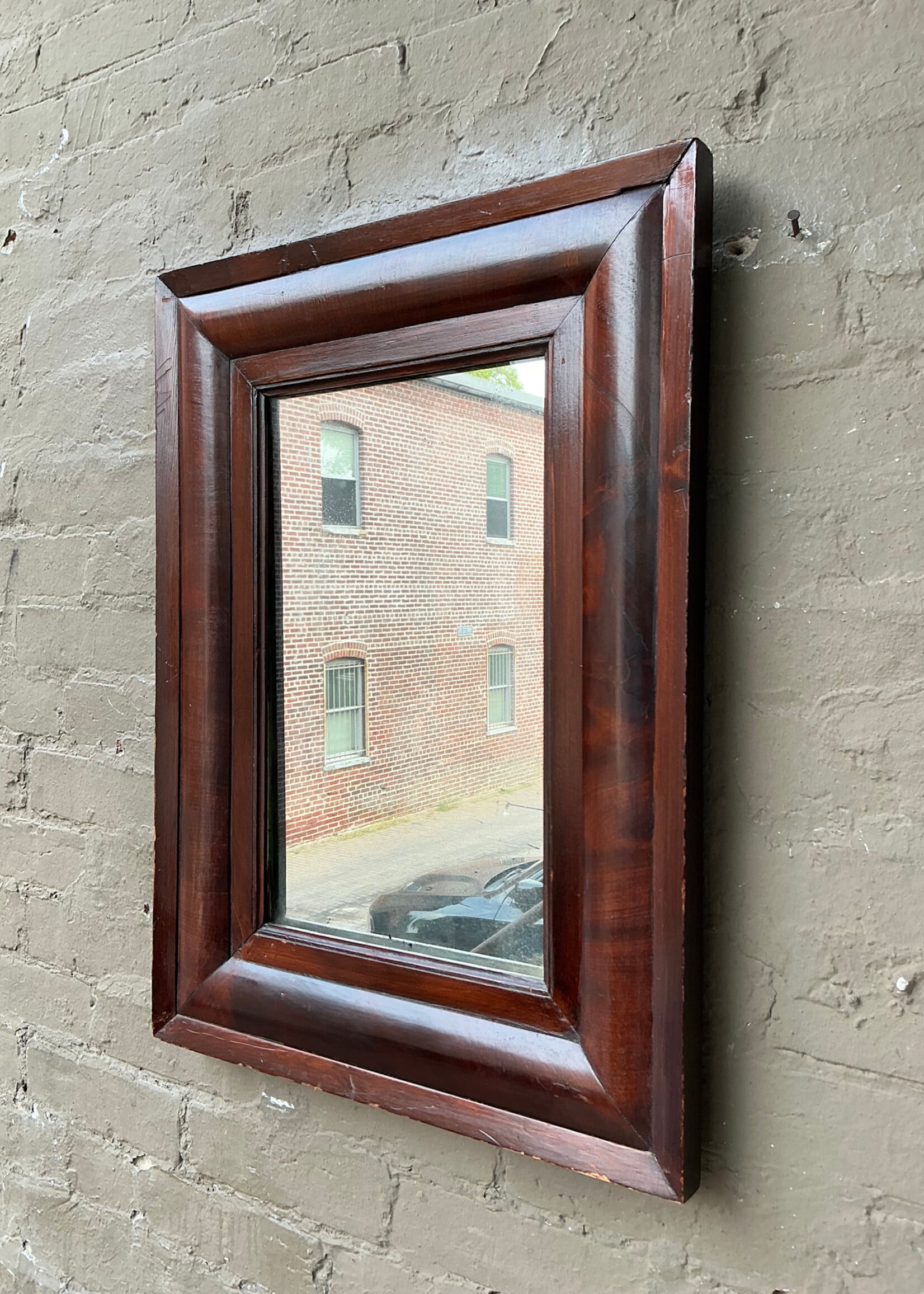 GOODWOOD Antique Mahogany Mirror, Large