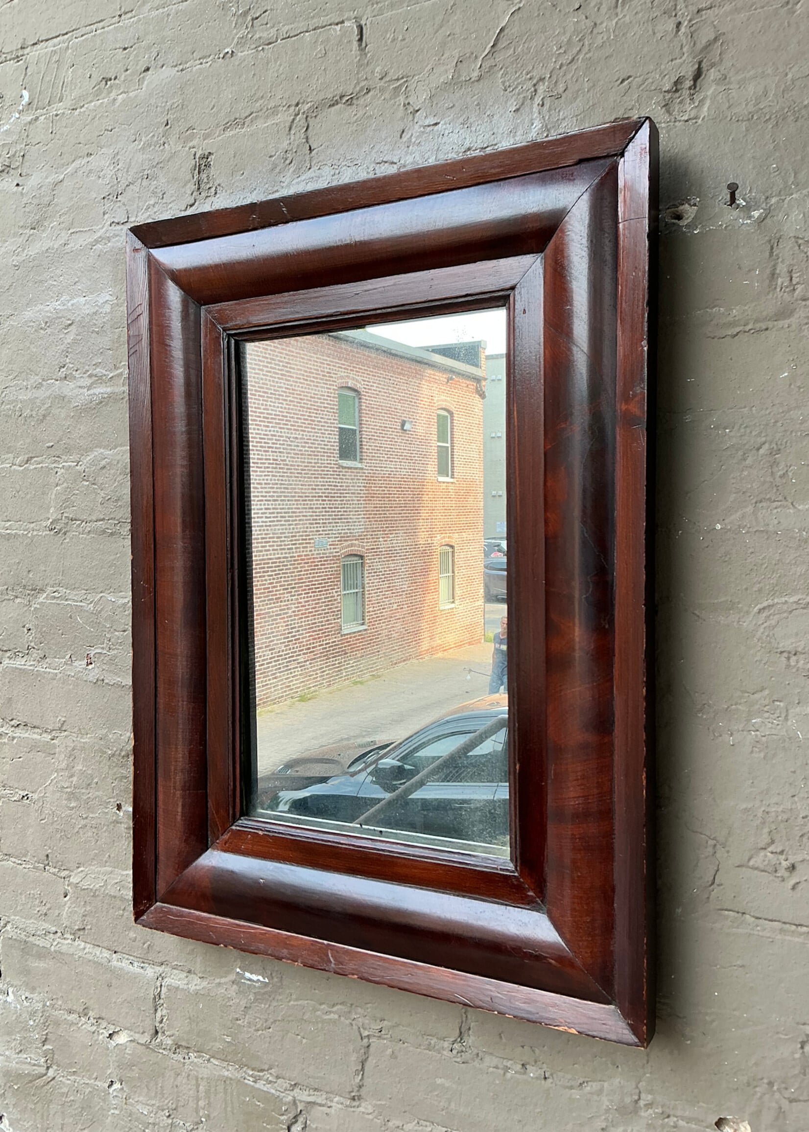 GOODWOOD Antique Mahogany Mirror, Large