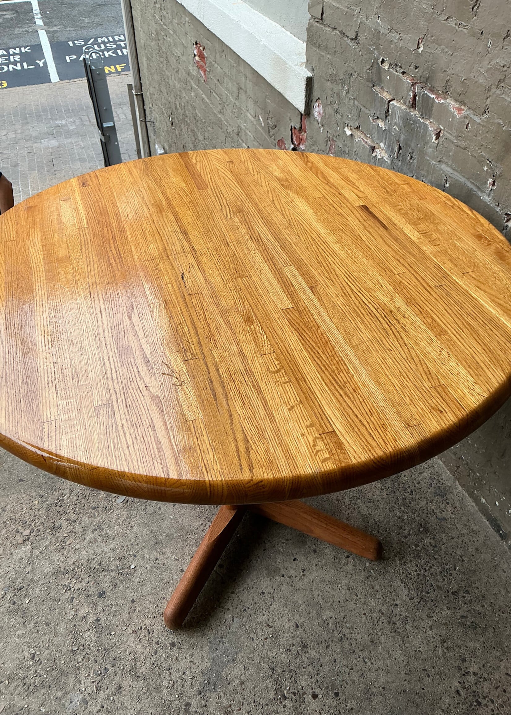 GOODWOOD Vintage Oak Butcher Block Dining Table