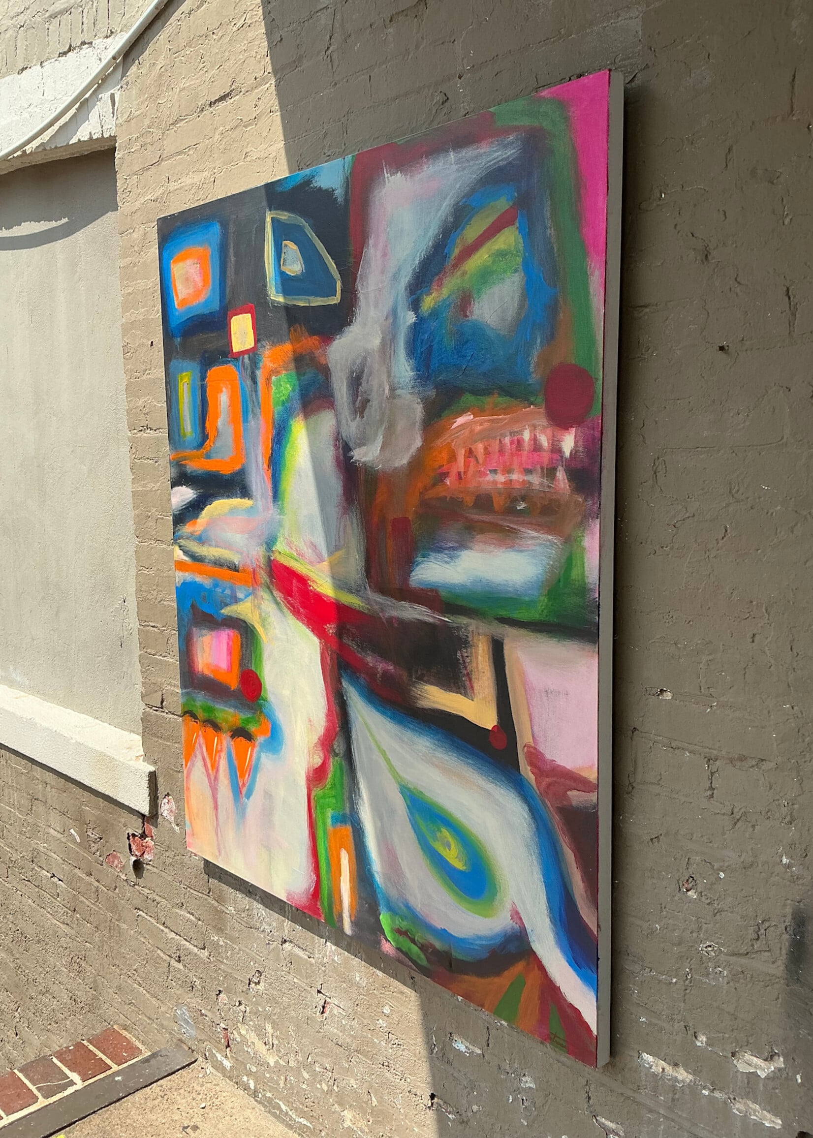 GOODWOOD Colorful Abstract Acrylic on Canvas