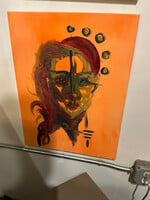 GOODWOOD Girl on Orange Background