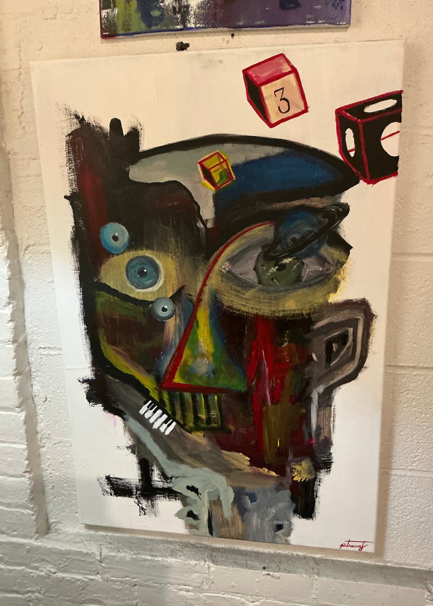 GOODWOOD Surrealist Man with Cube