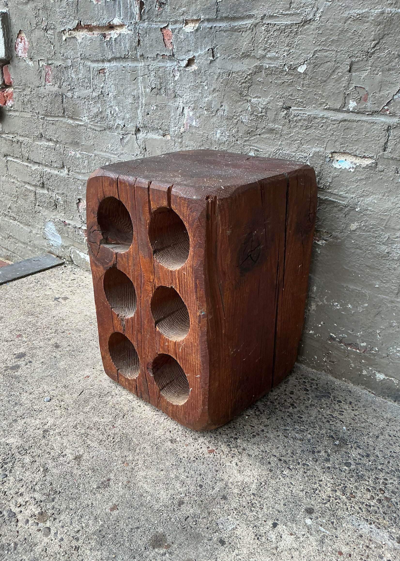 GOODWOOD Rustic Wine Rack Sidetable