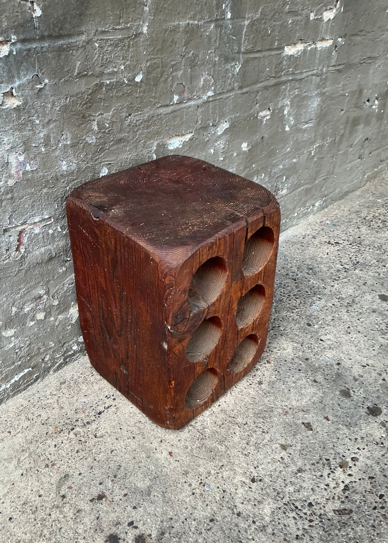 GOODWOOD Rustic Wine Rack Sidetable