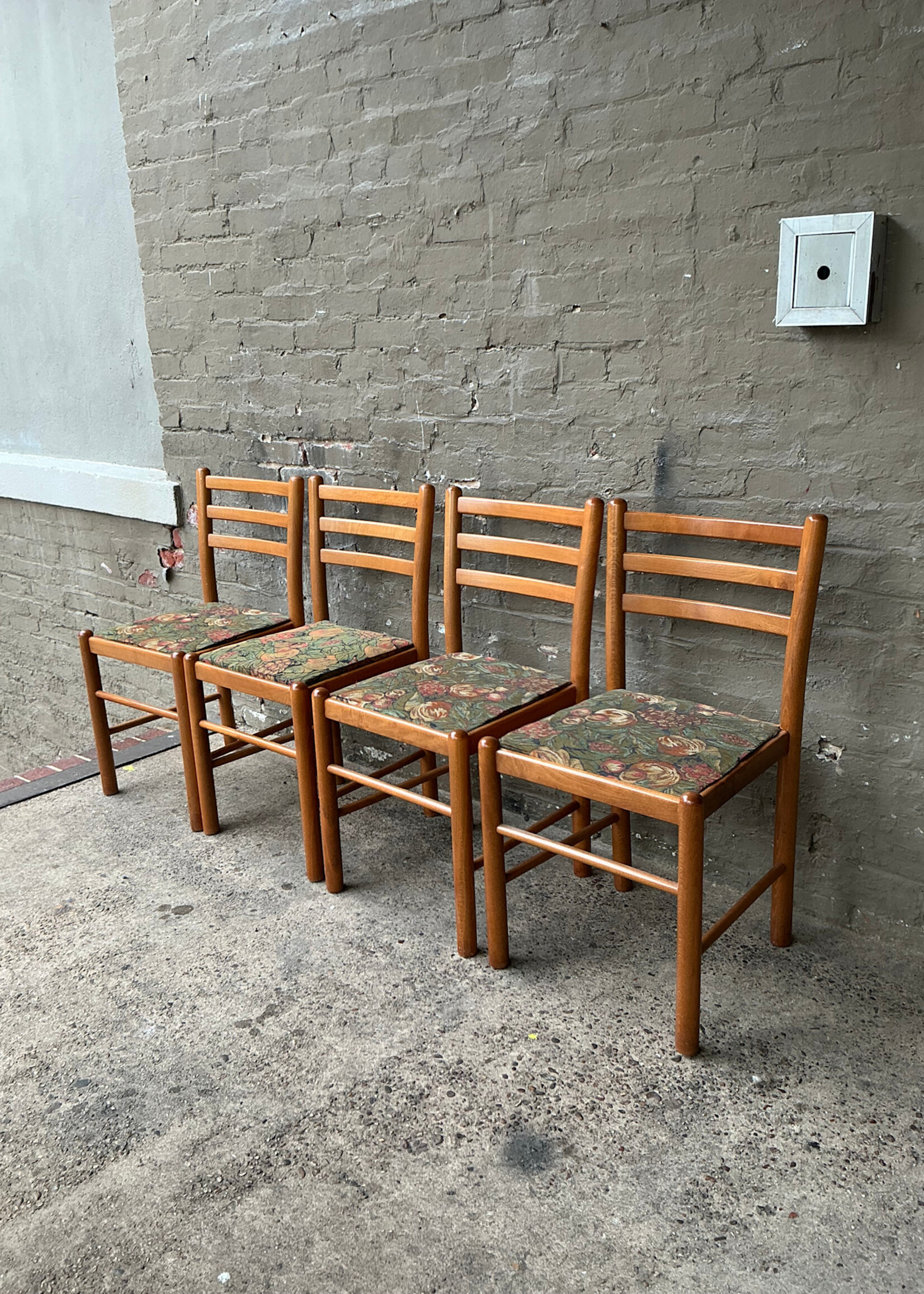 GOODWOOD Set of Four Hank Lowenstein Style Chairs