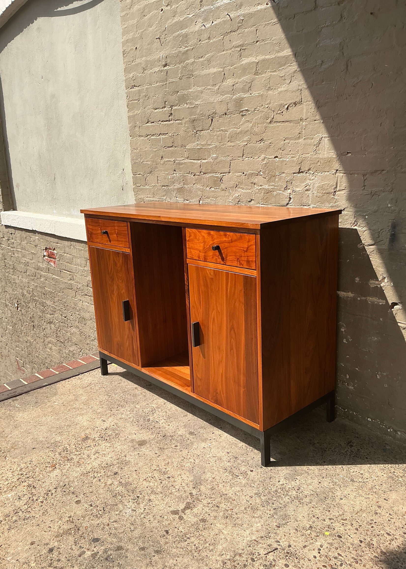 GOODWOOD Solid Walnut Server (no shelves)