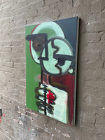 GOODWOOD Green Man, Oil on Canvas