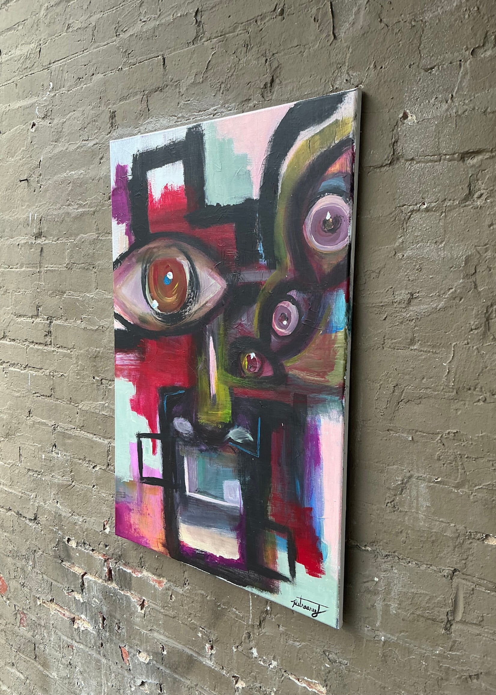 GOODWOOD Eyes, Oil on Canvas