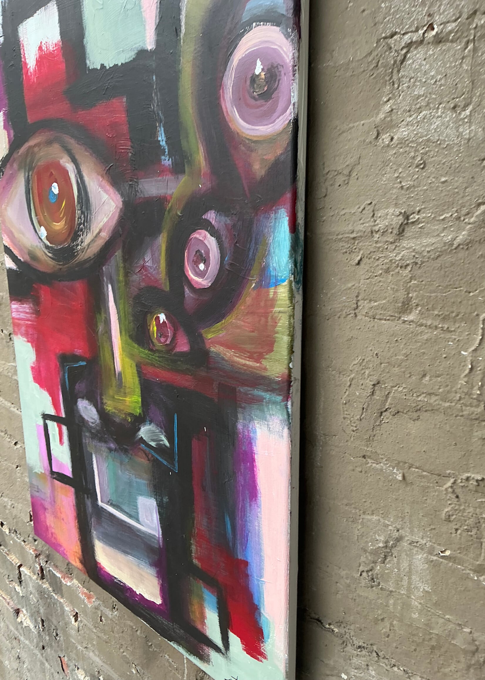 GOODWOOD Eyes, Oil on Canvas