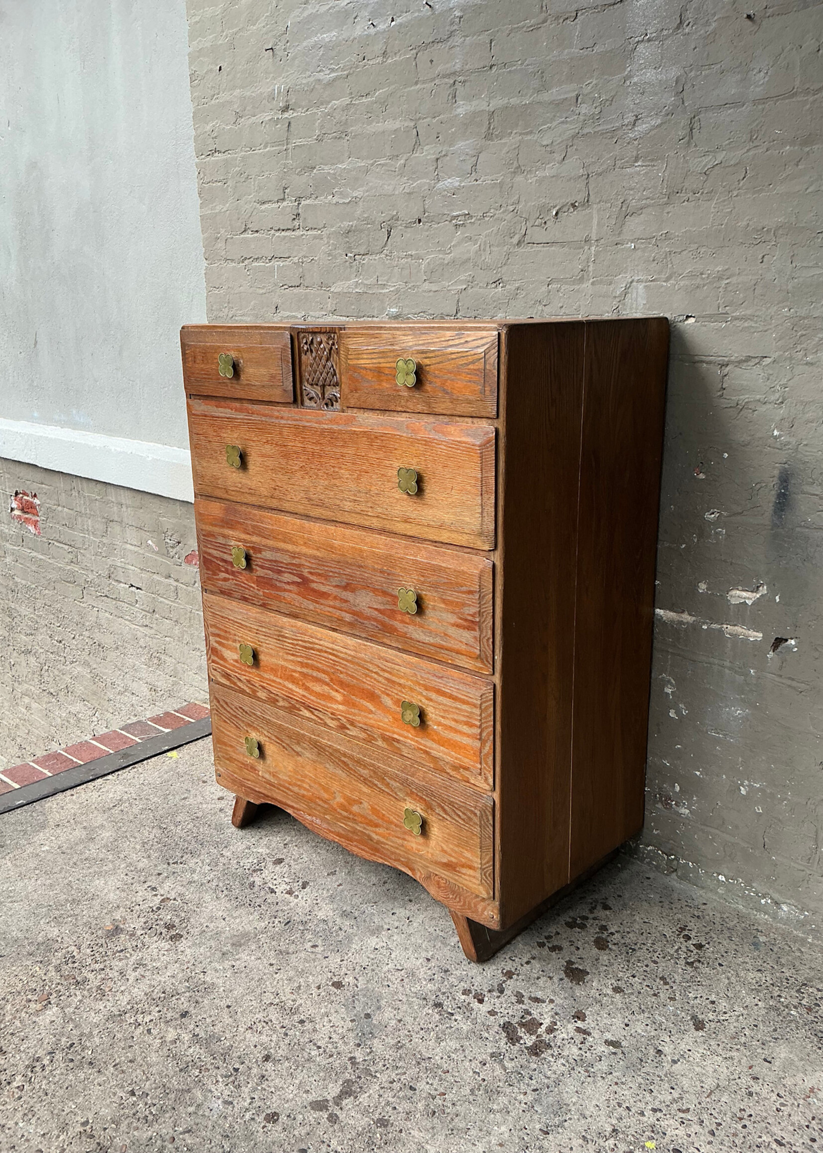 GOODWOOD MCM Solid Oak Chest of Drawers