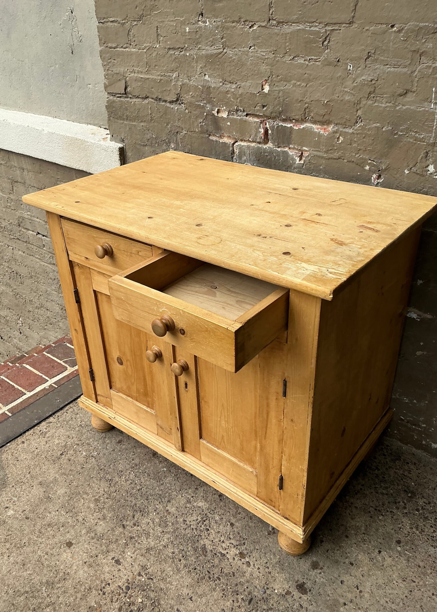 GOODWOOD Antique Scrubbed Pine Cabinet