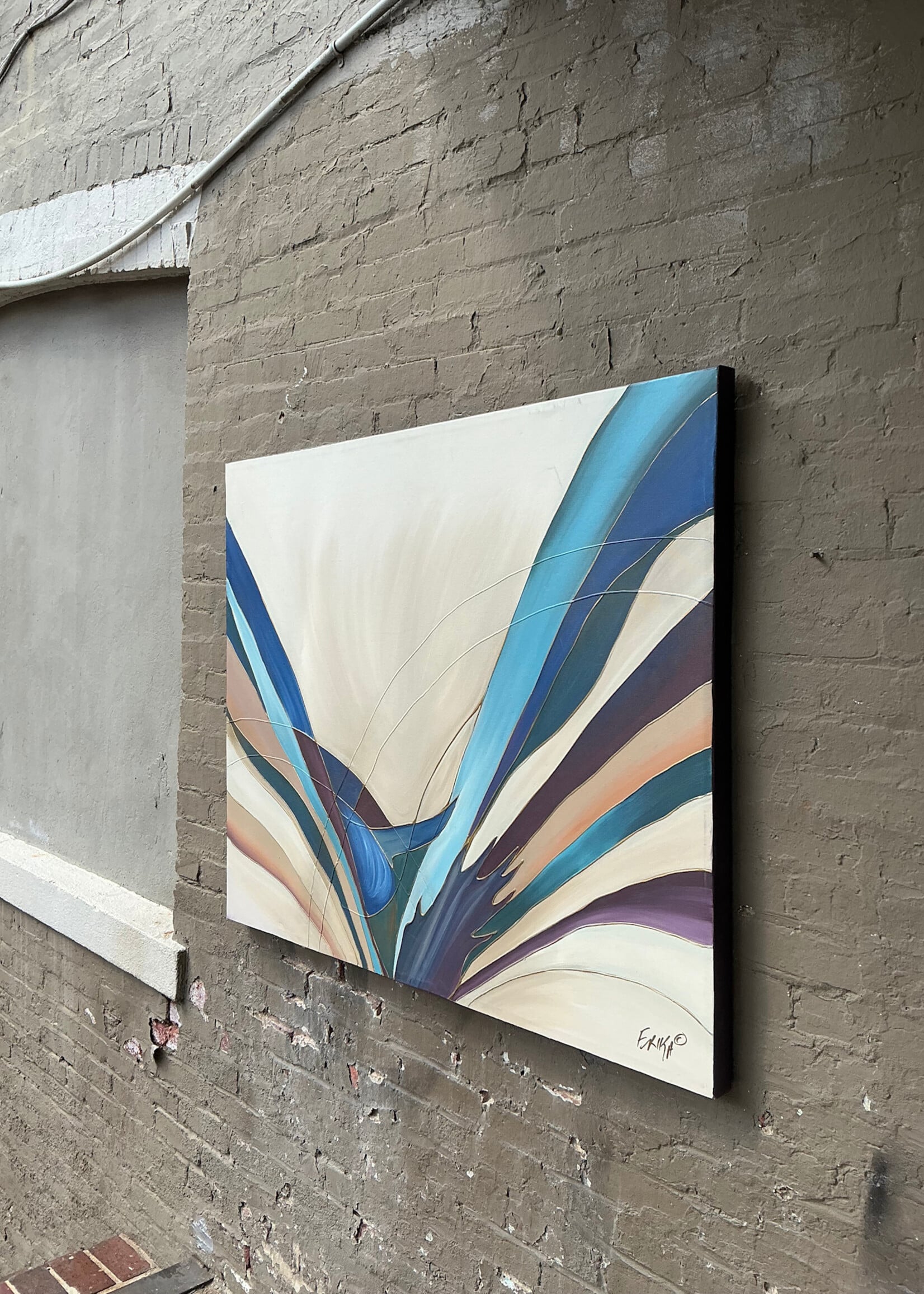 GOODWOOD Abstract, Erika, Oil on Canvas
