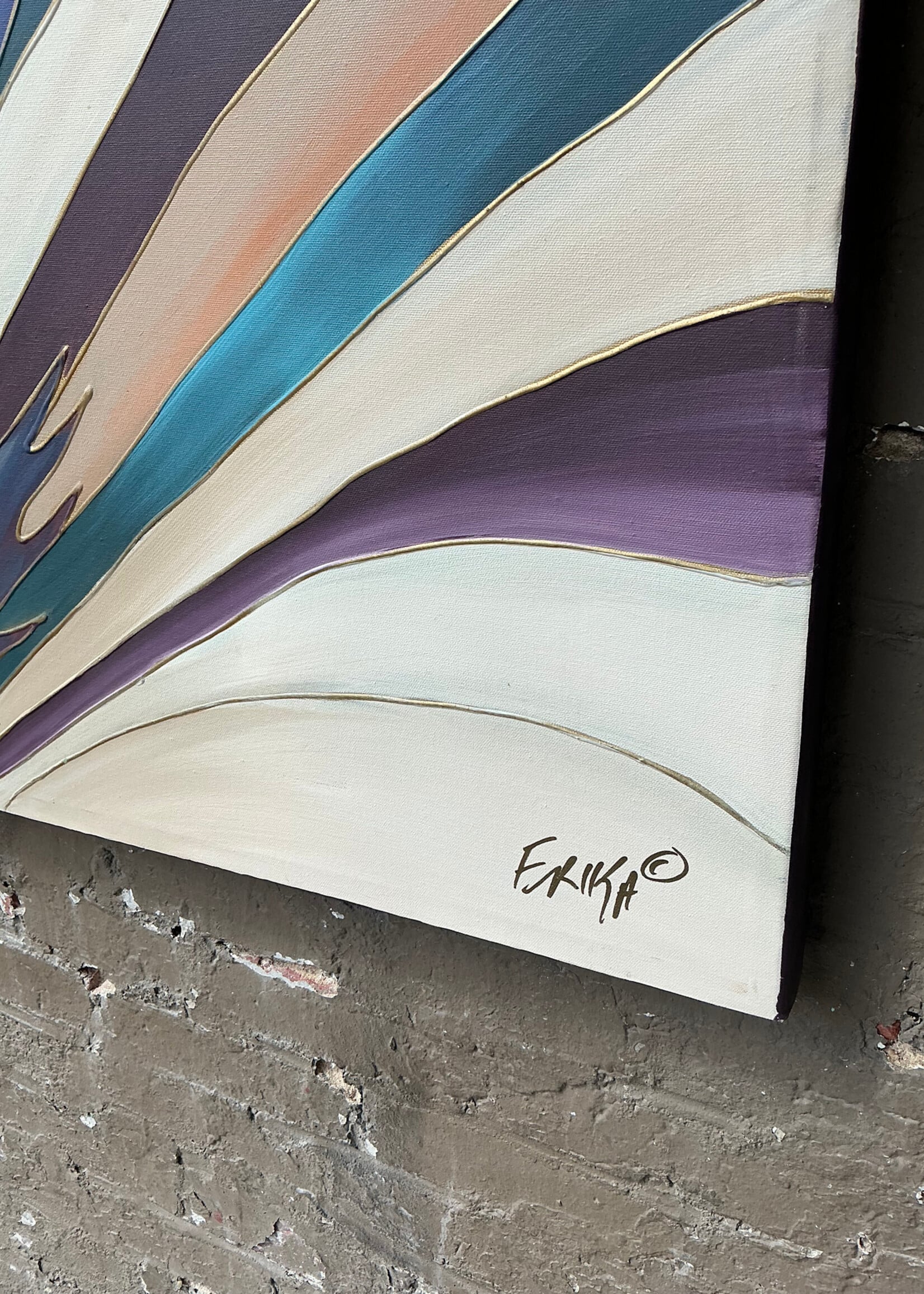 GOODWOOD Abstract, Erika, Oil on Canvas