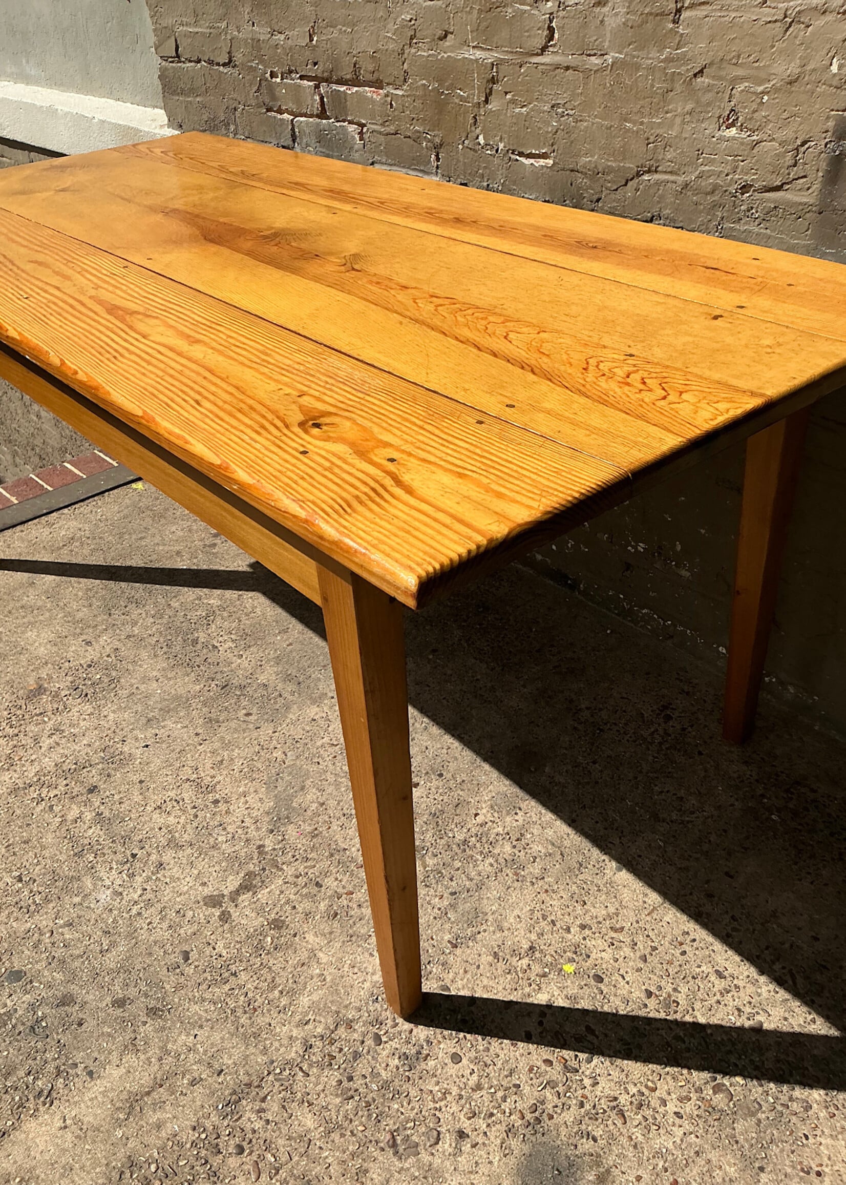 GOODWOOD Southern Pine Tavern Table, Samuel S Case Cabinetmakers