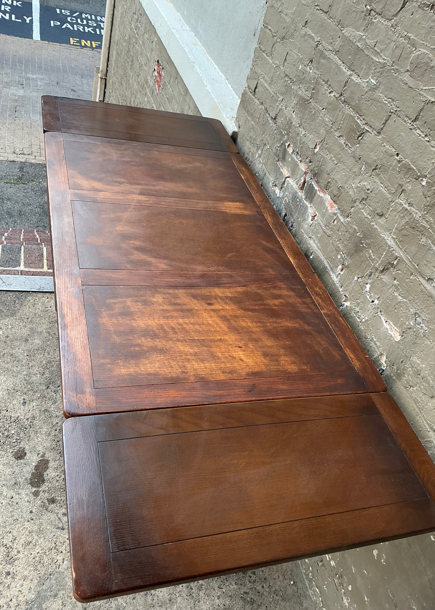 GOODWOOD Vintage Oak Draw Leaf Table