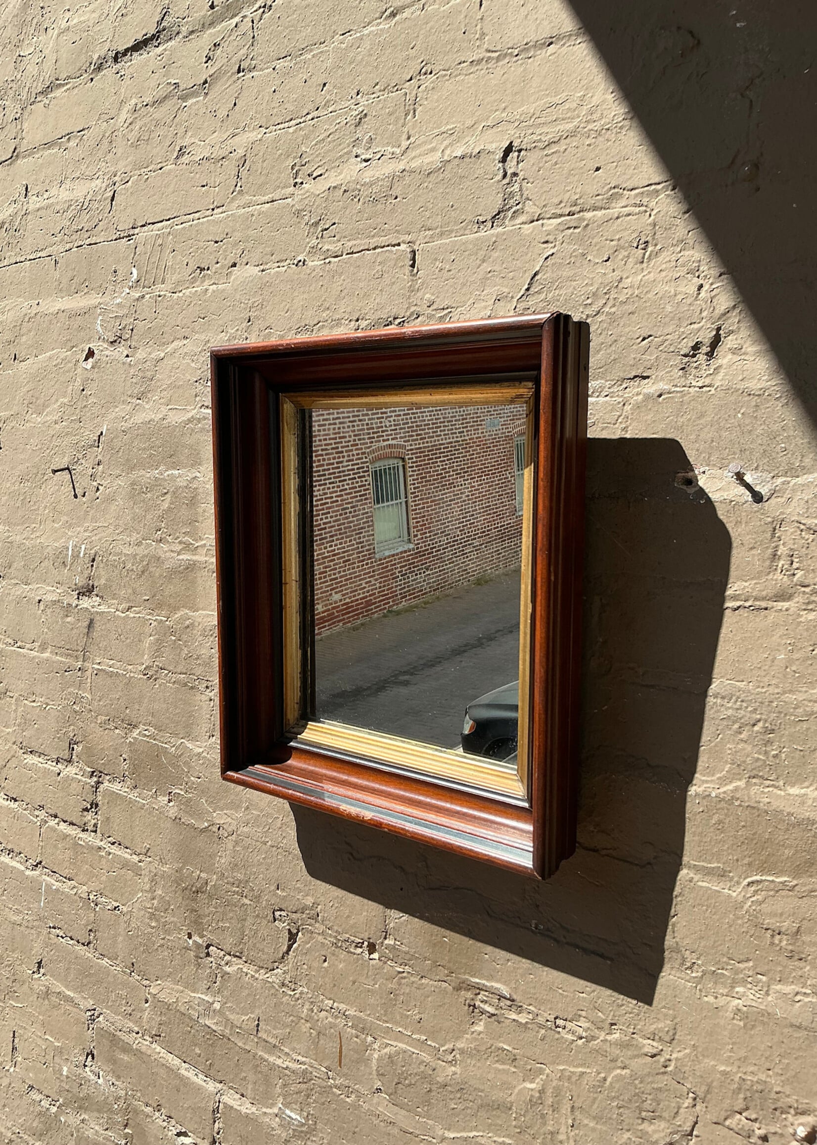 GOODWOOD Victorian Partial Gilt Mirror