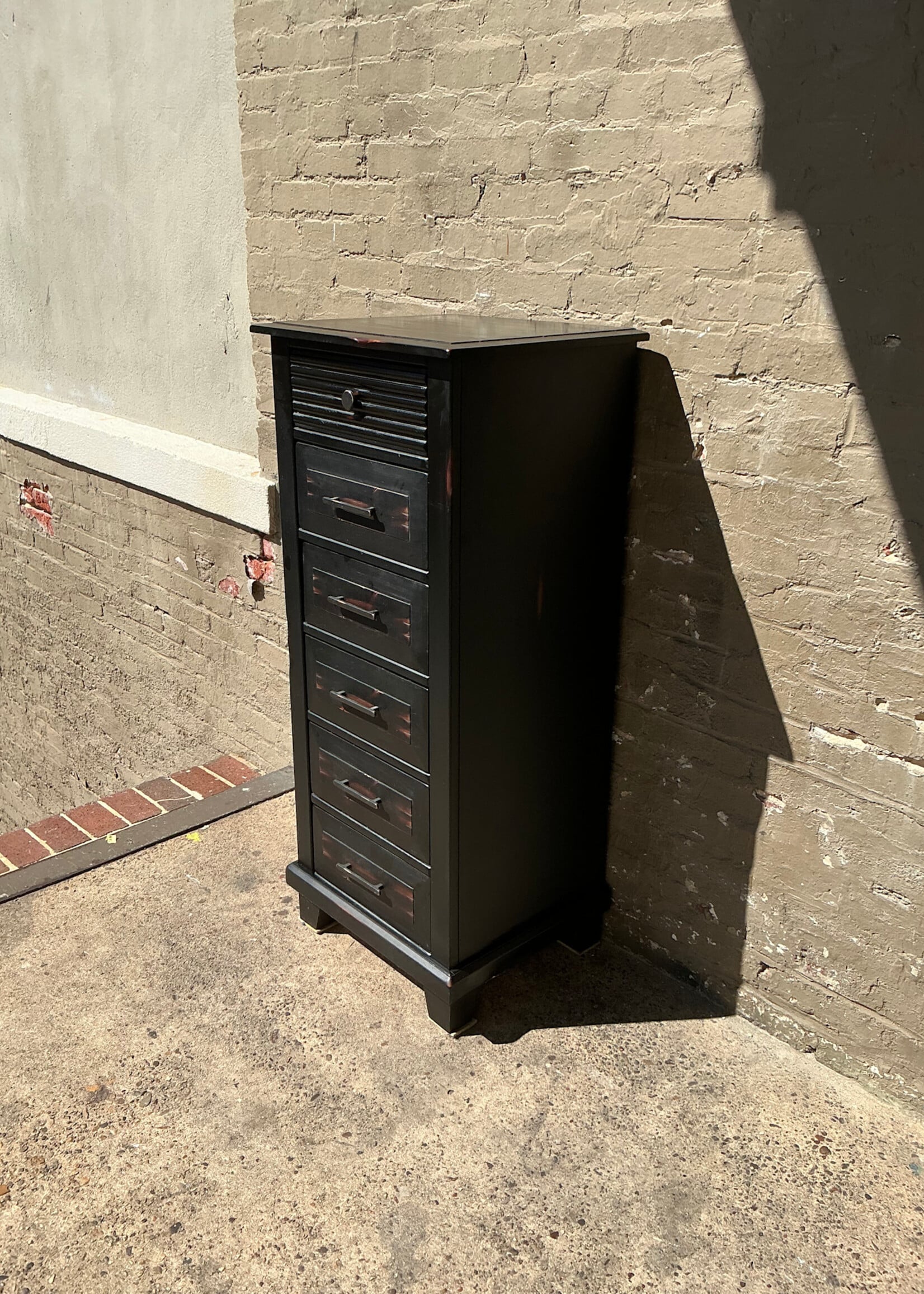 GOODWOOD Ebonized Small Chest of Drawers