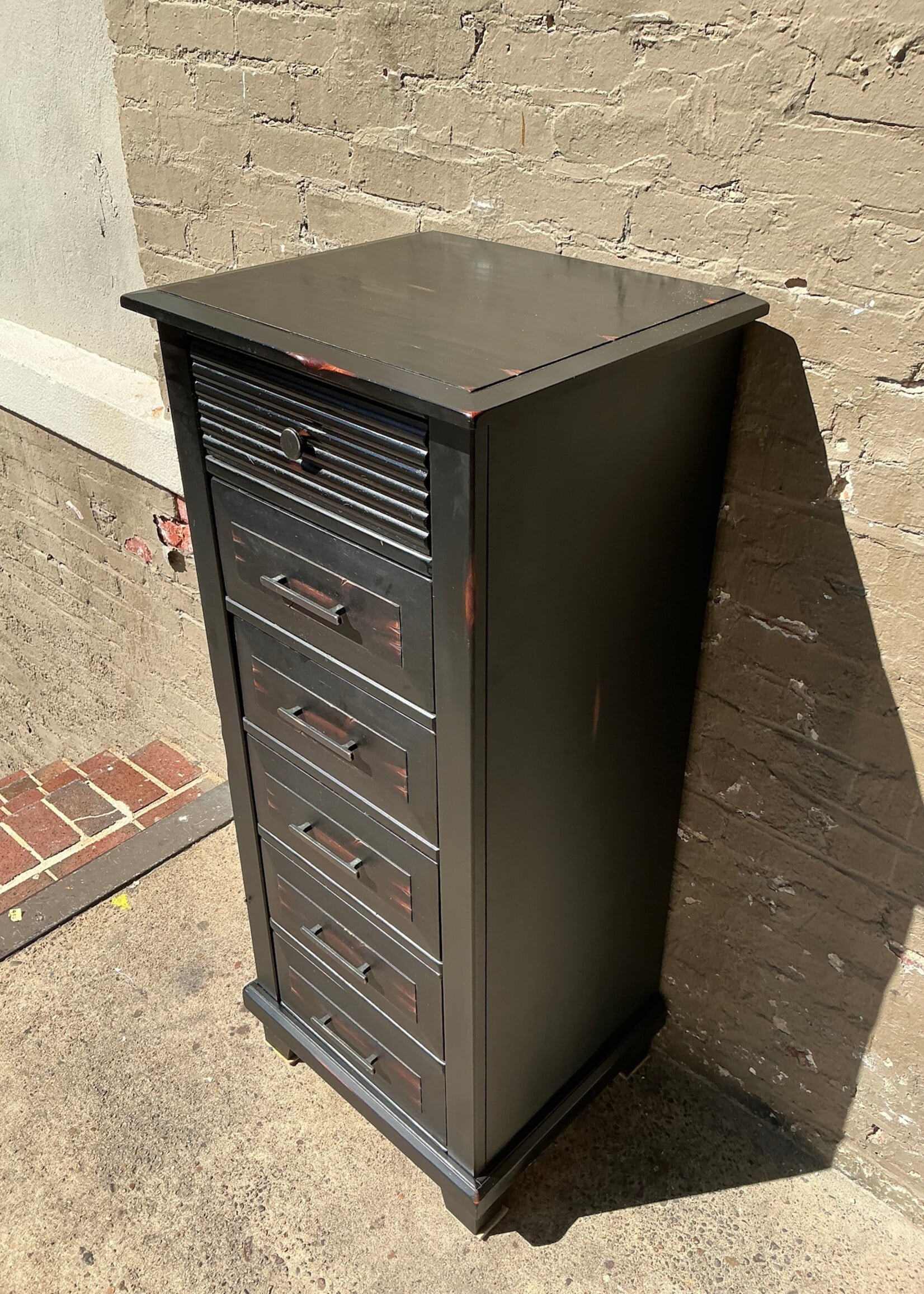 GOODWOOD Ebonized Small Chest of Drawers