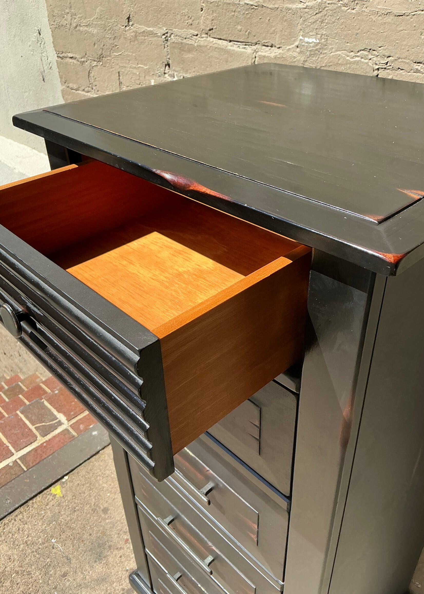 GOODWOOD Ebonized Small Chest of Drawers