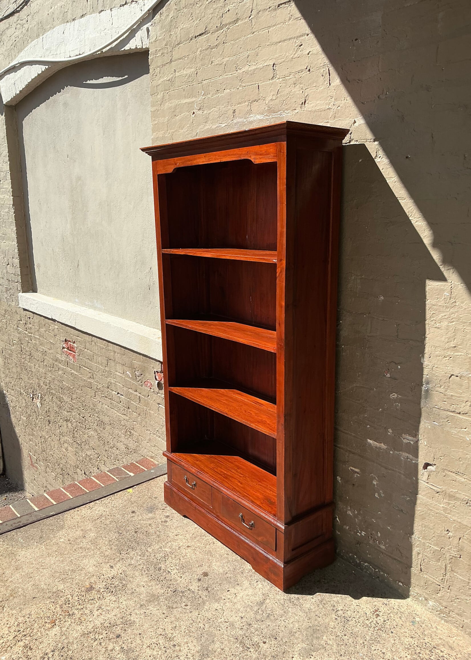 GOODWOOD Solid Wood Storage Bookcase