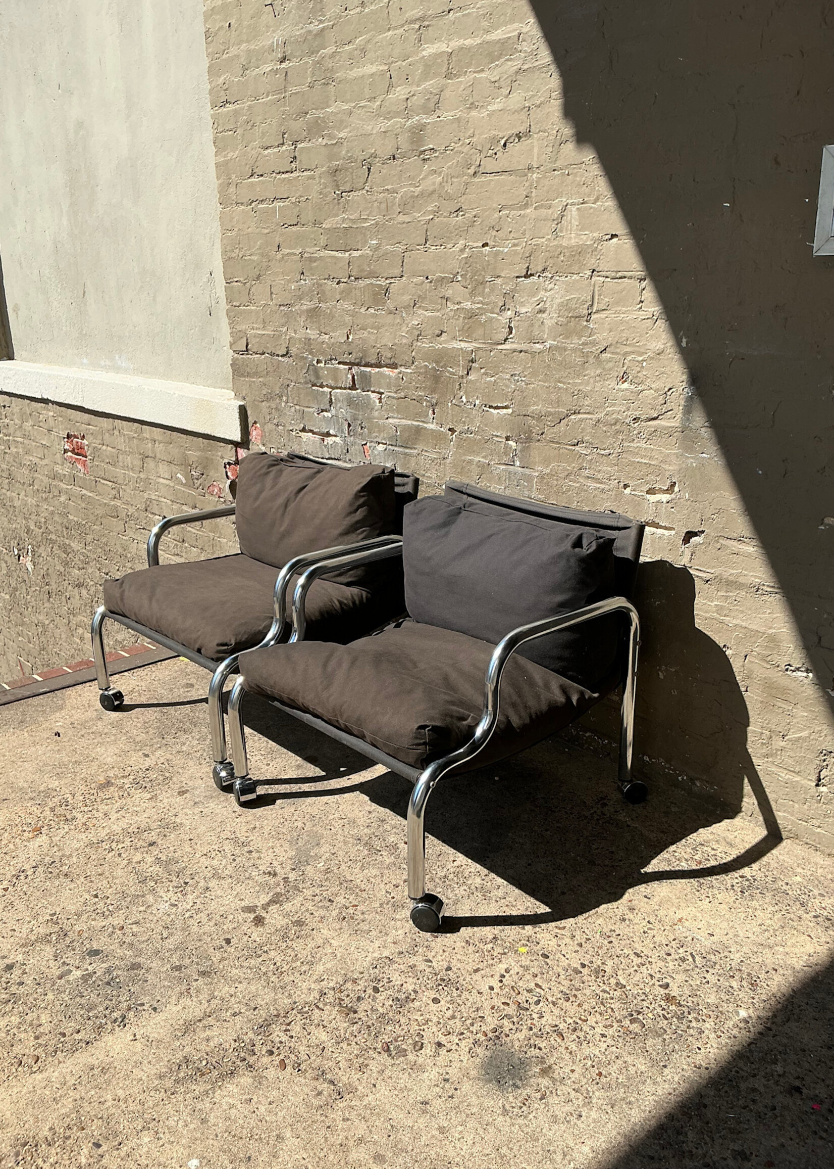 GOODWOOD Pair of Swedish Modern Arm Chairs