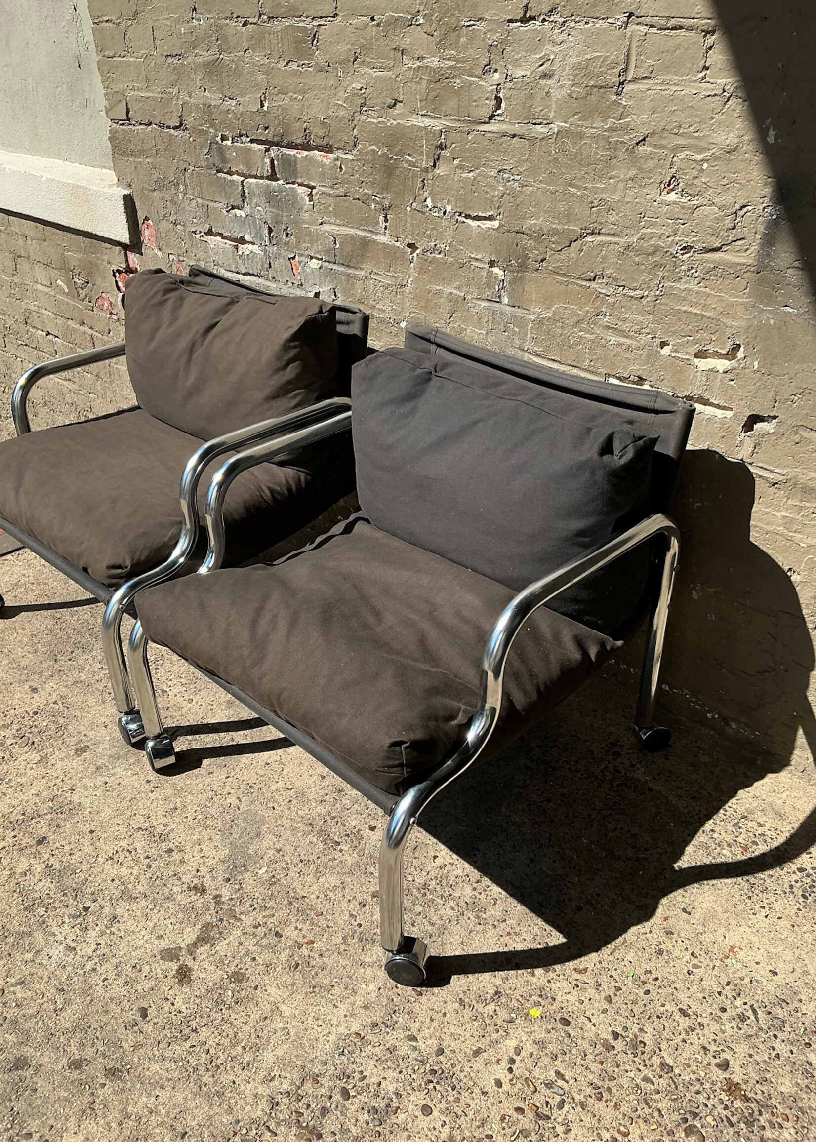 GOODWOOD Pair of Swedish Modern Arm Chairs
