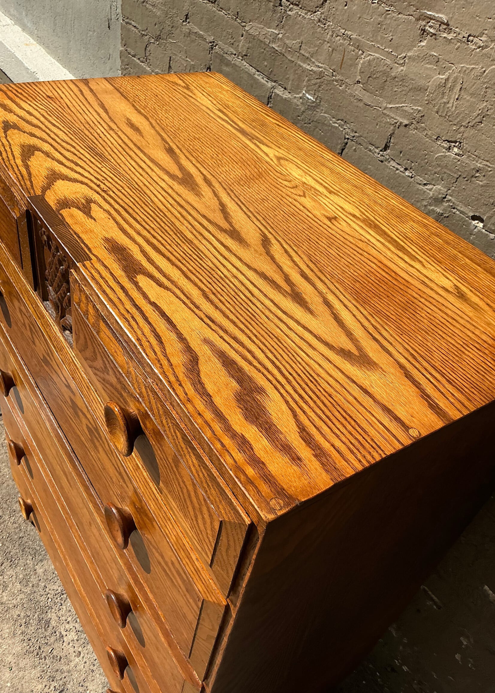 GOODWOOD MCM Solid Oak Chest of Drawers