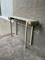 GOODWOOD Modern Partial Gilt Metal Console