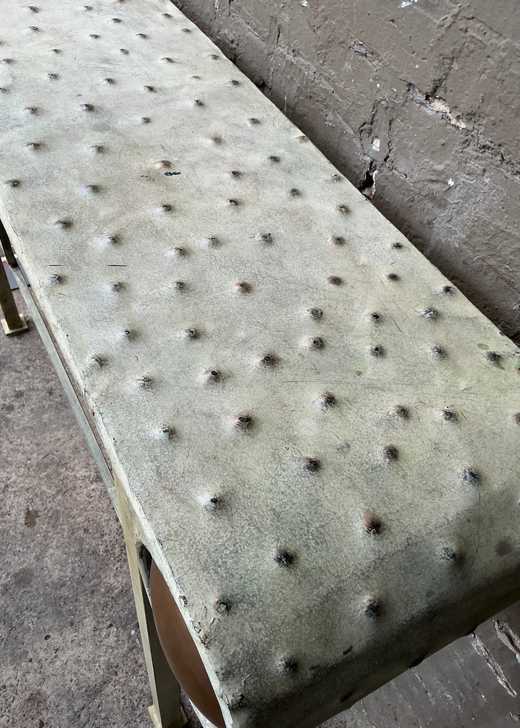 GOODWOOD Modern Partial Gilt Metal Console