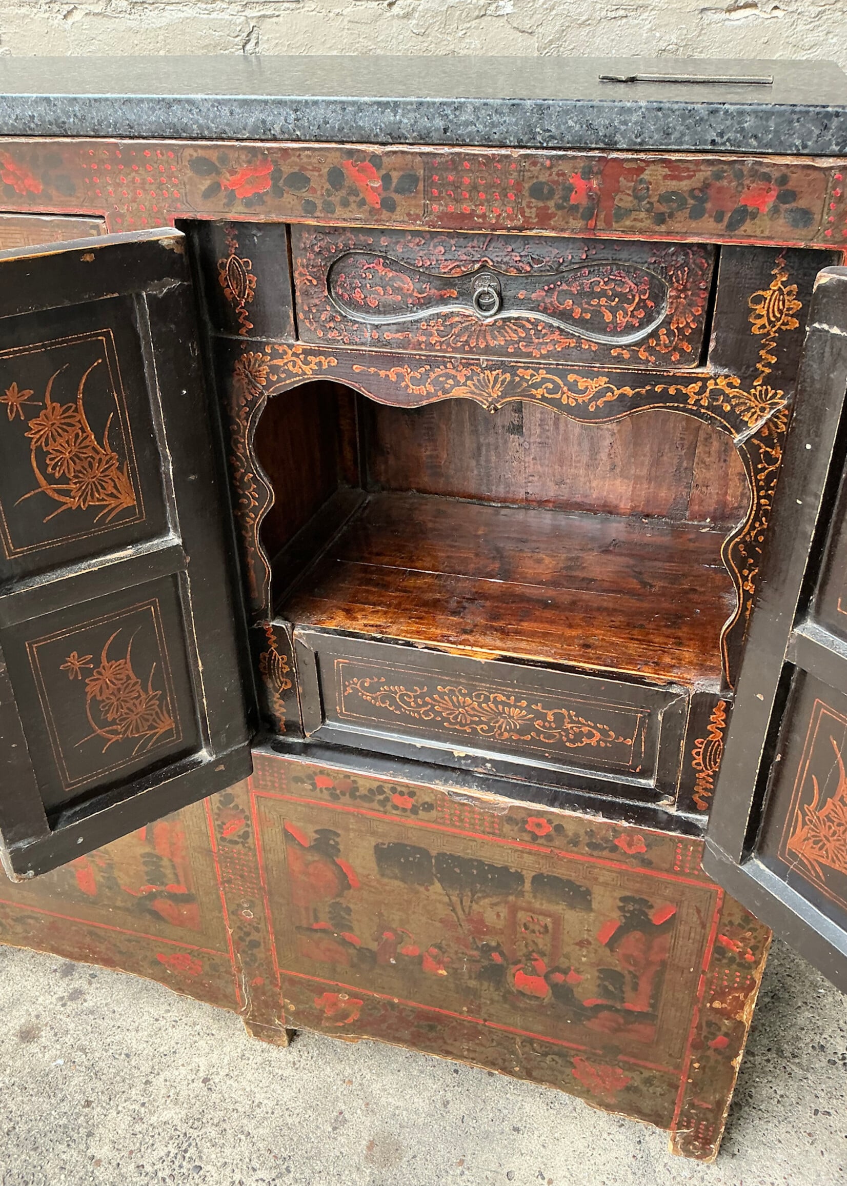 GOODWOOD Chinese Marble Top Chest