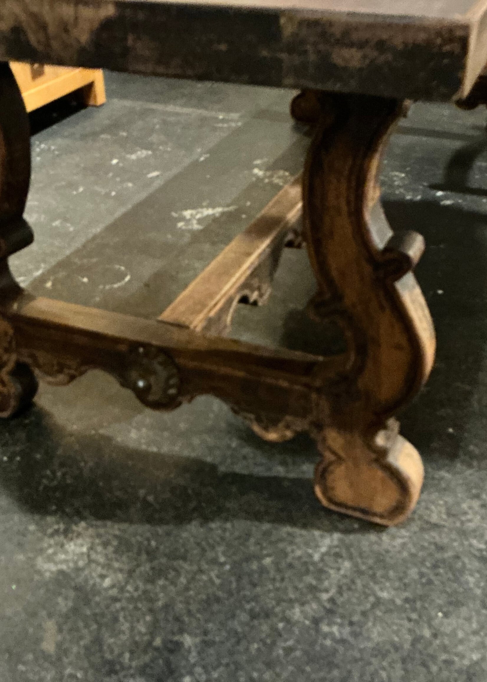 GOODWOOD Antique Jacobian Style Trestle Dining Table