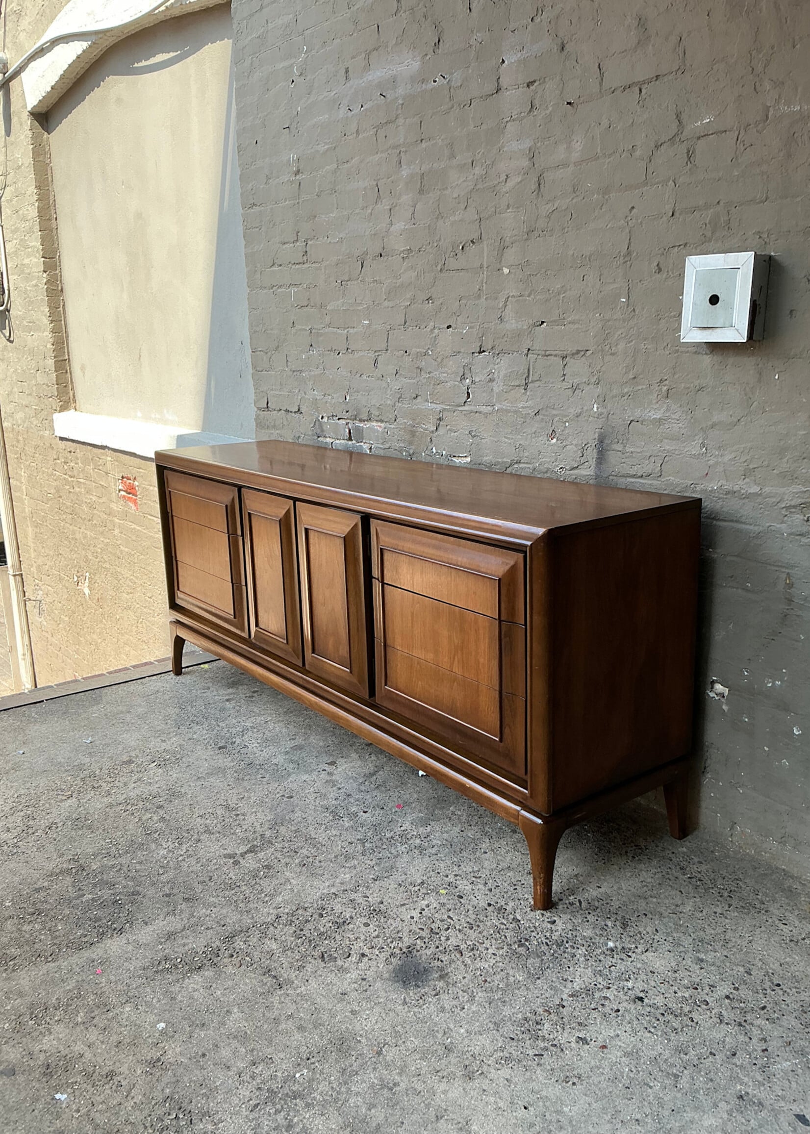 GOODWOOD MCM Walnut Triple Dresser