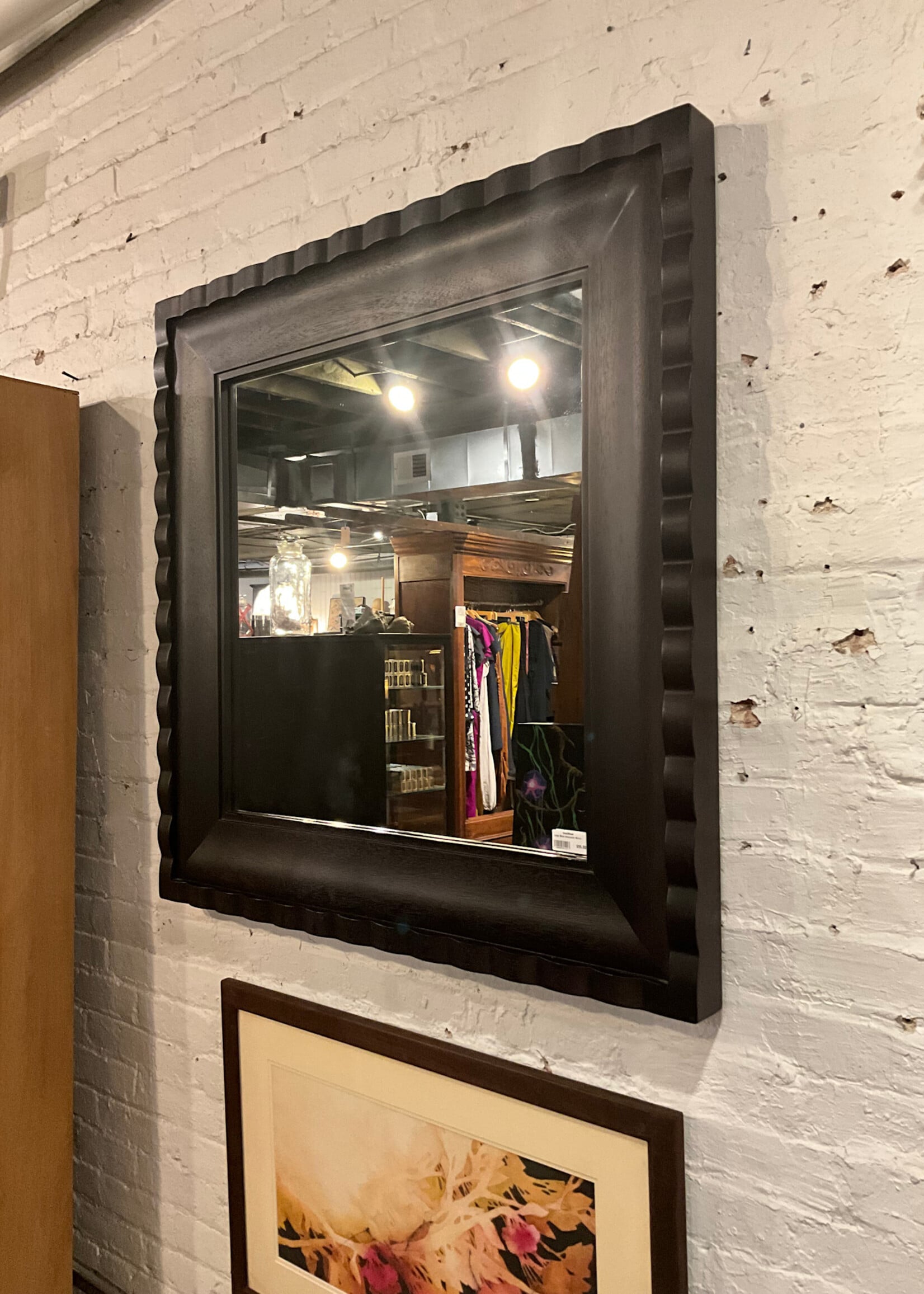GOODWOOD Large Black Composite Mirror