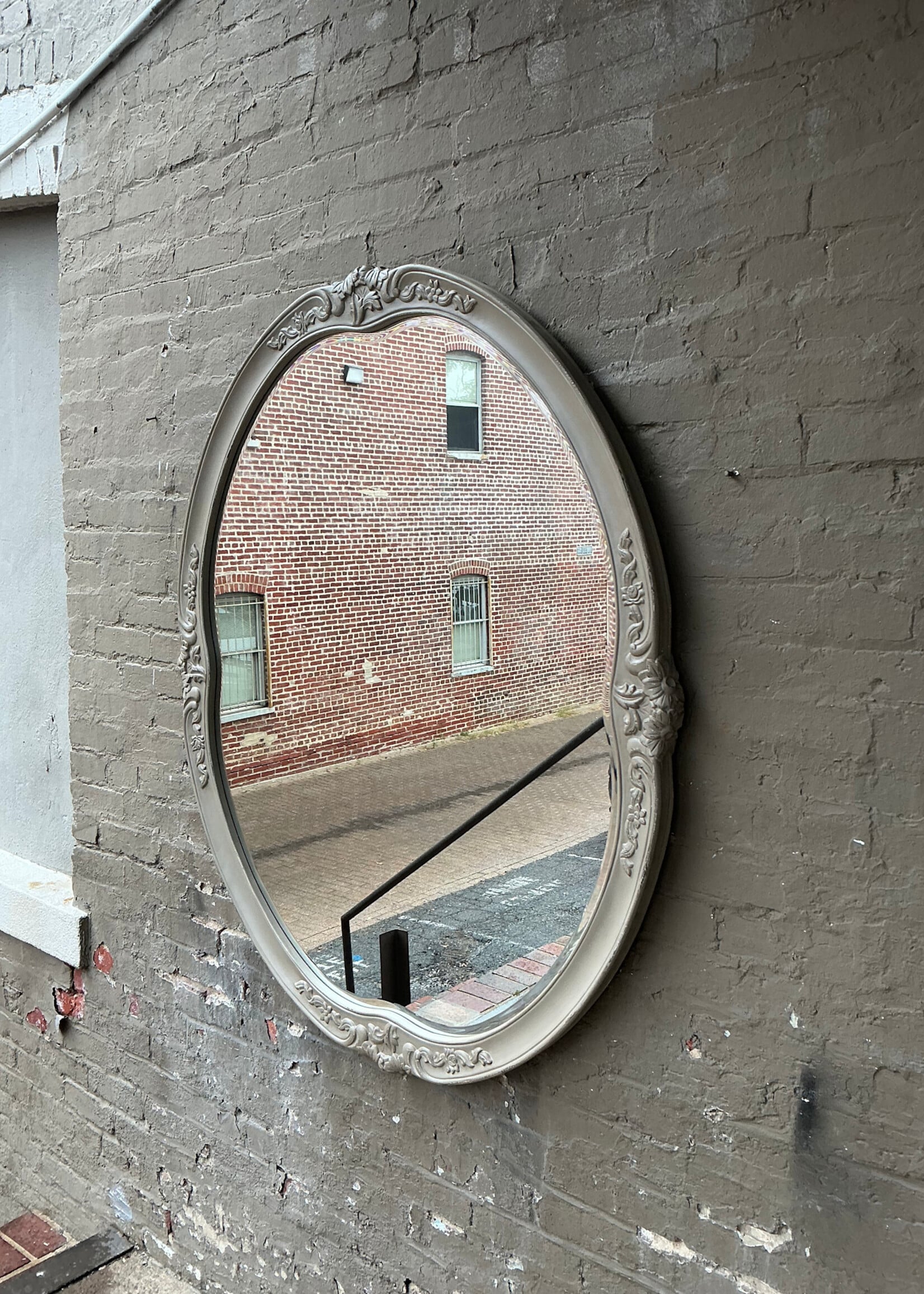 GOODWOOD Large Carved Wood Mirror