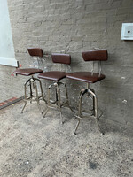 GOODWOOD Leather Toledo Stool