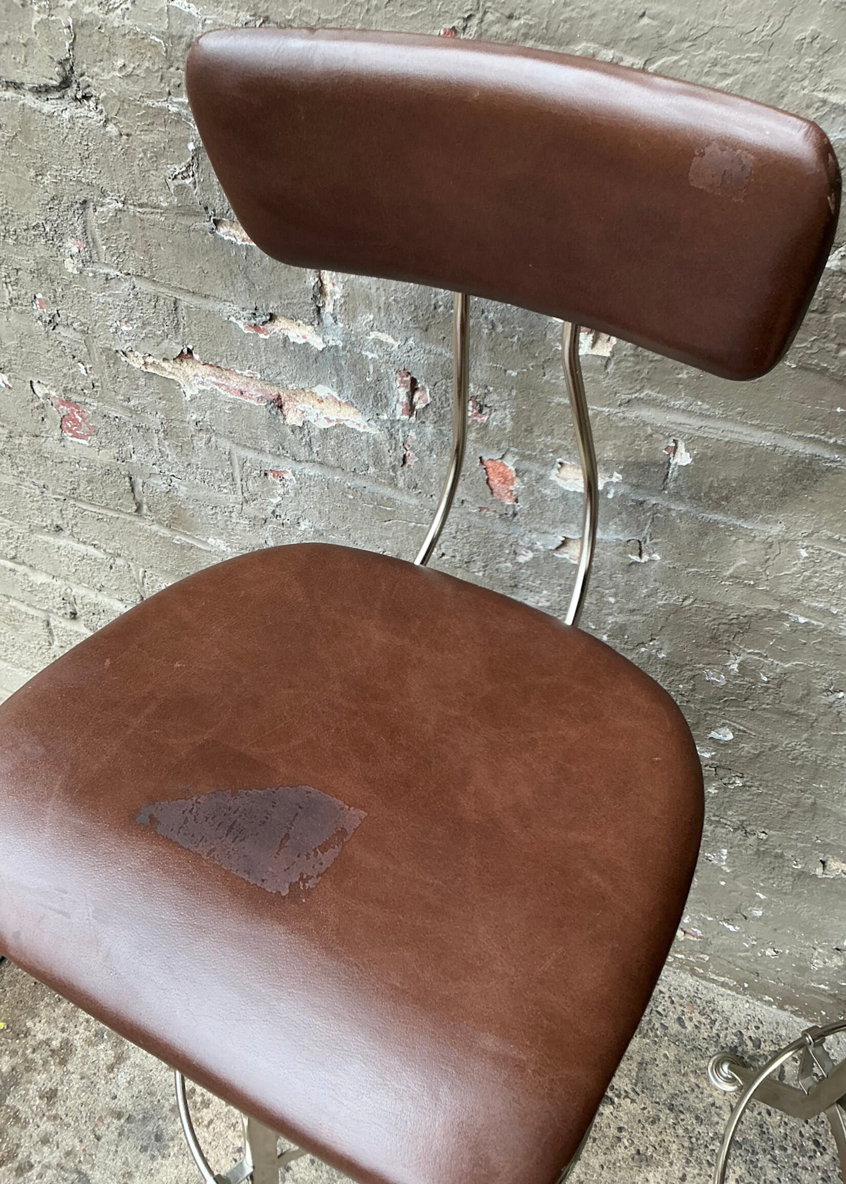 GOODWOOD Leather Toledo Stool