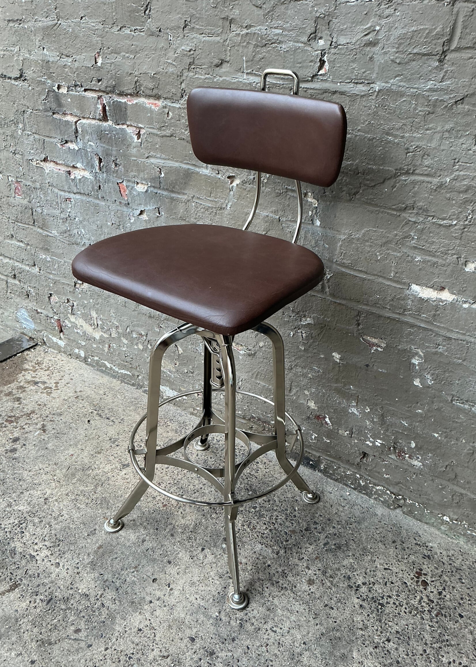 GOODWOOD Leather Toledo Stool
