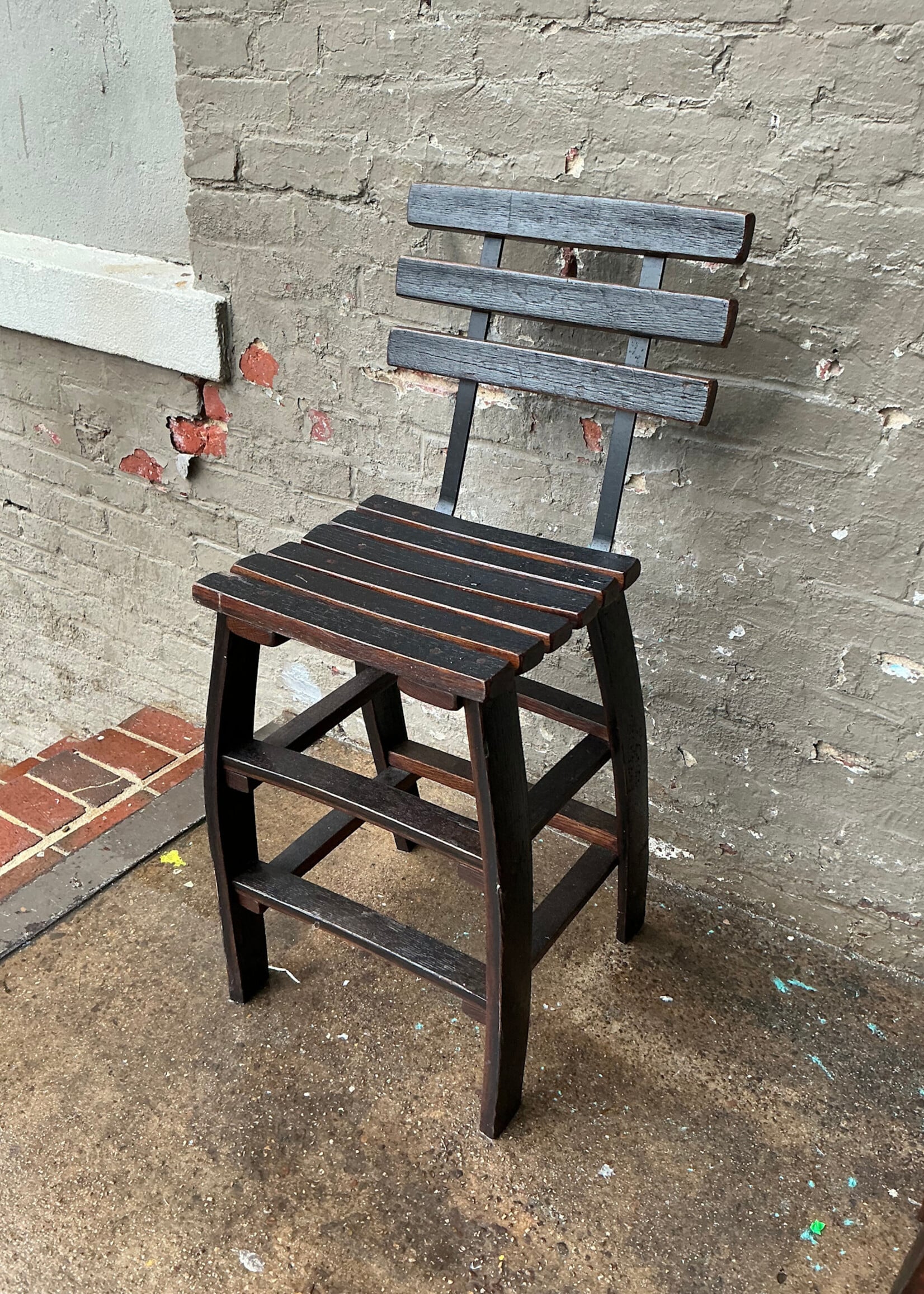 GOODWOOD Adirondack Stool (really wonky)