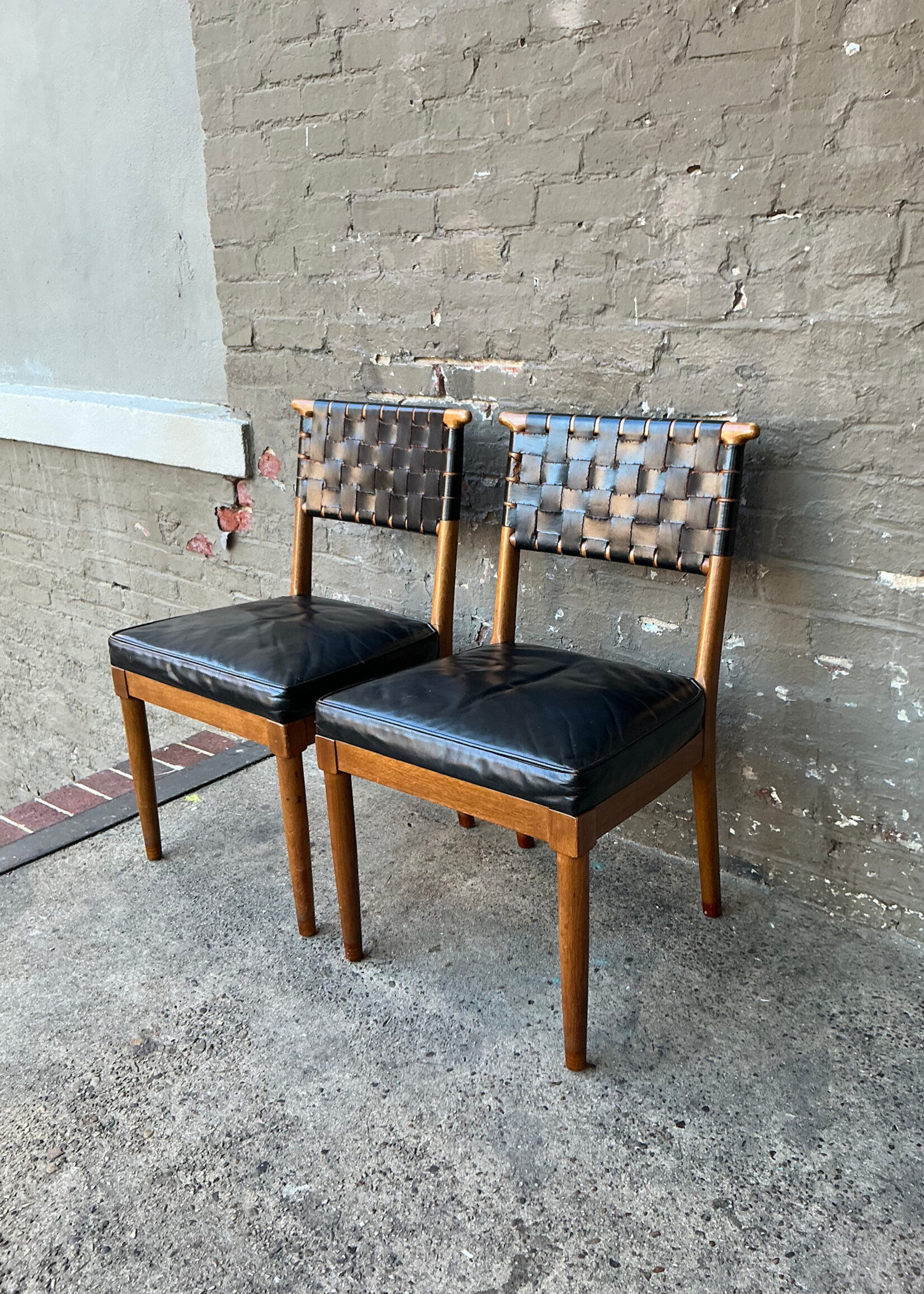 GOODWOOD MCM Leather Side Chairs