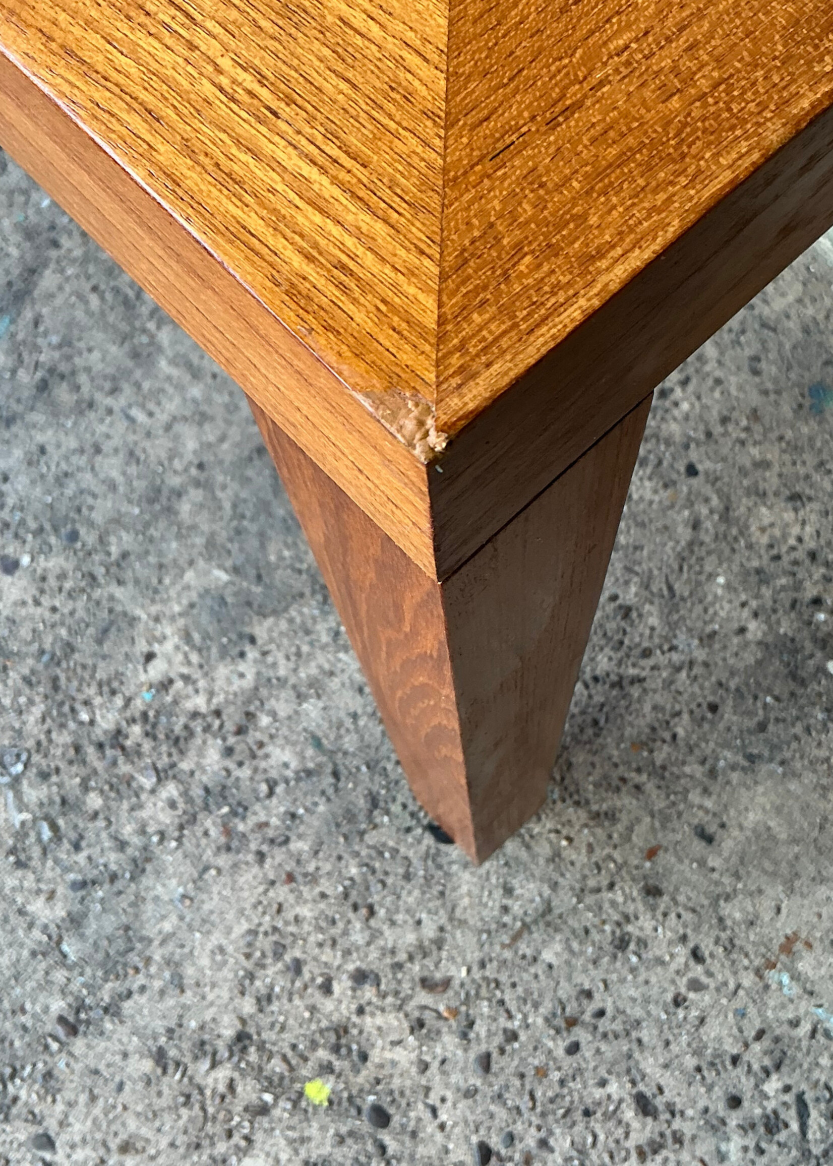 GOODWOOD Danish Modern Teak Console, Two Drawers