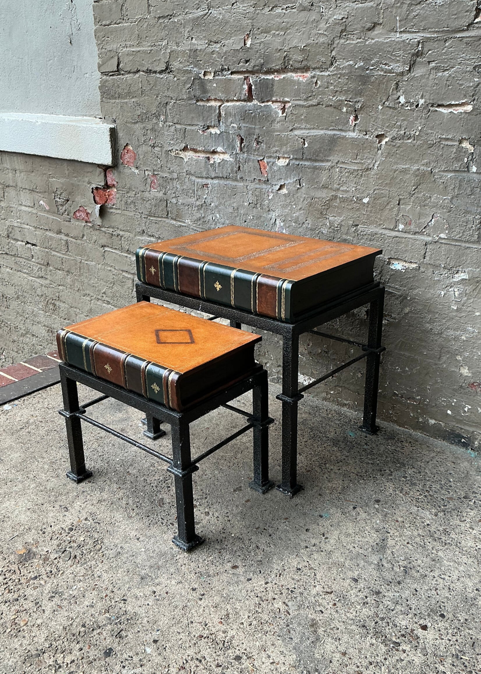 GOODWOOD Book Form Metal Nesting Tables