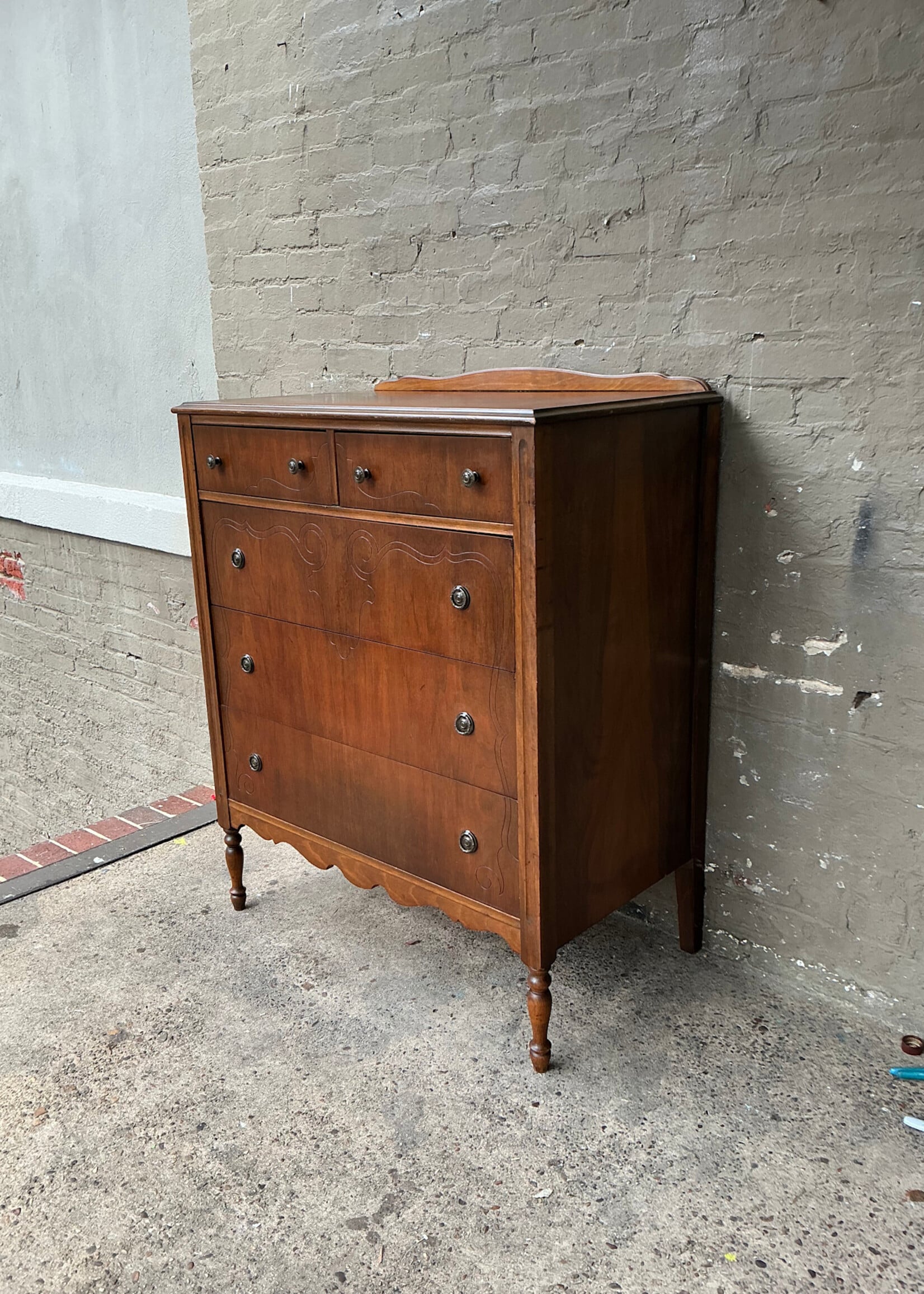 Value Village Vintage Walnut Chest of Drawers