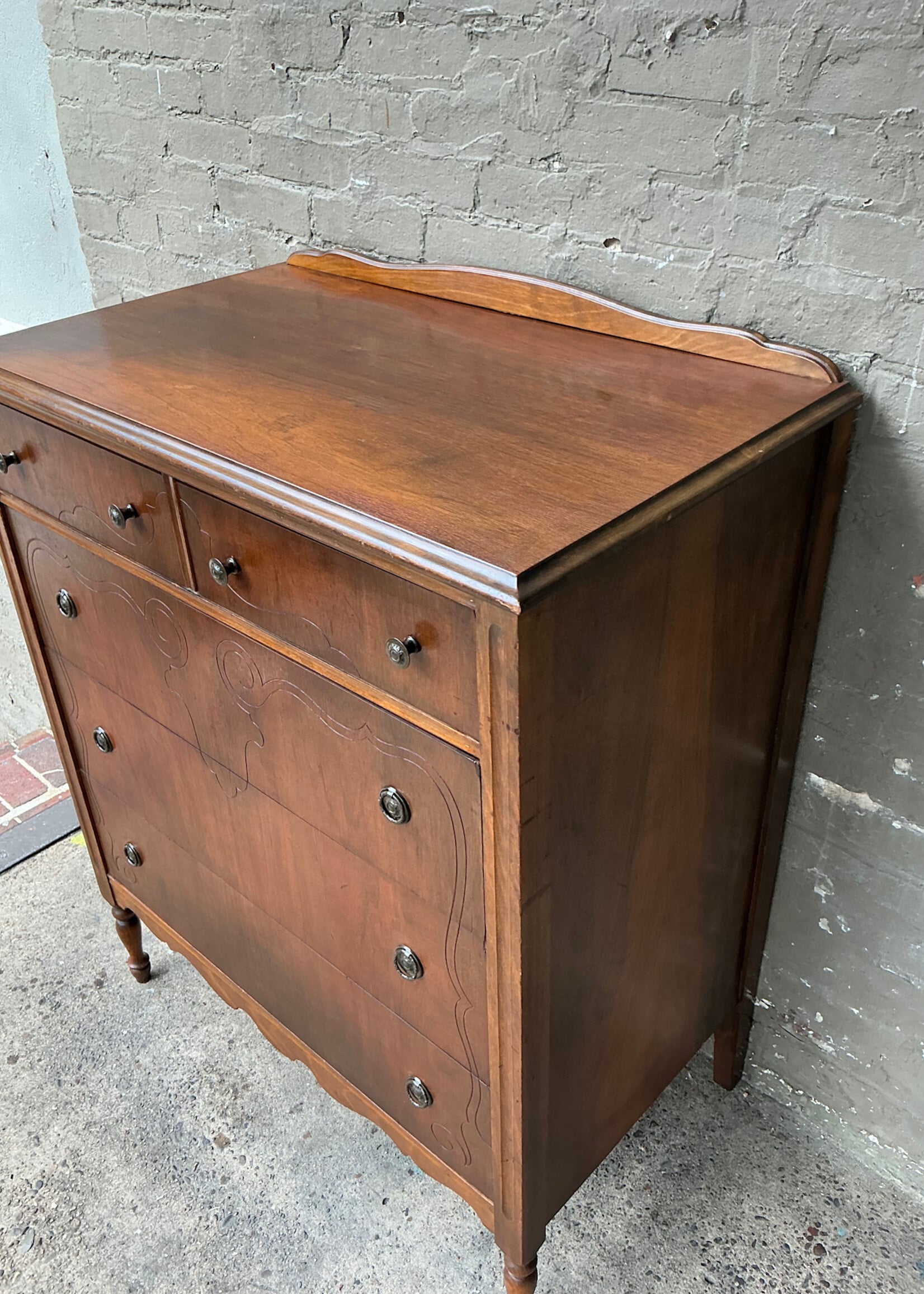 Value Village Vintage Walnut Chest of Drawers