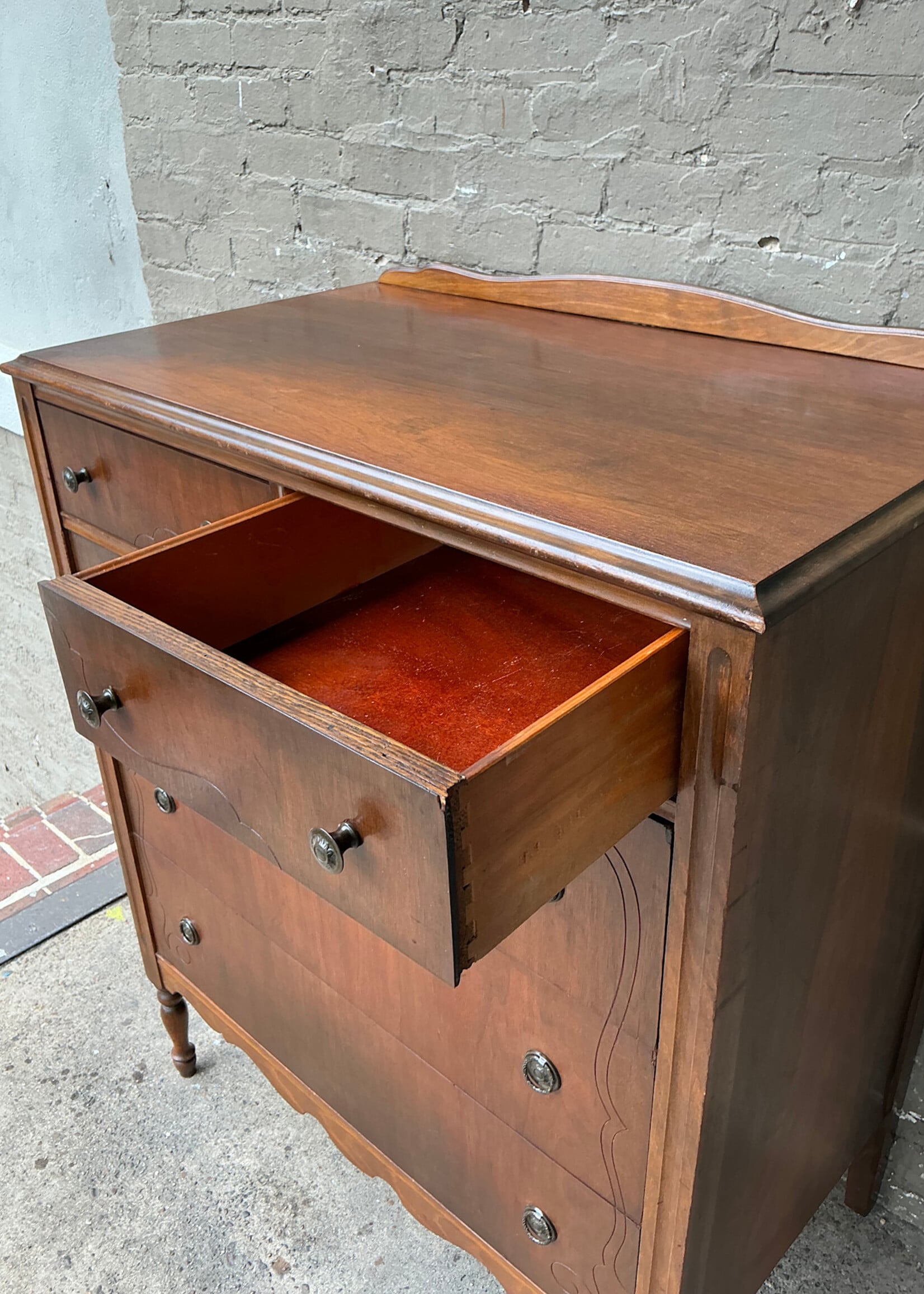 Value Village Vintage Walnut Chest of Drawers