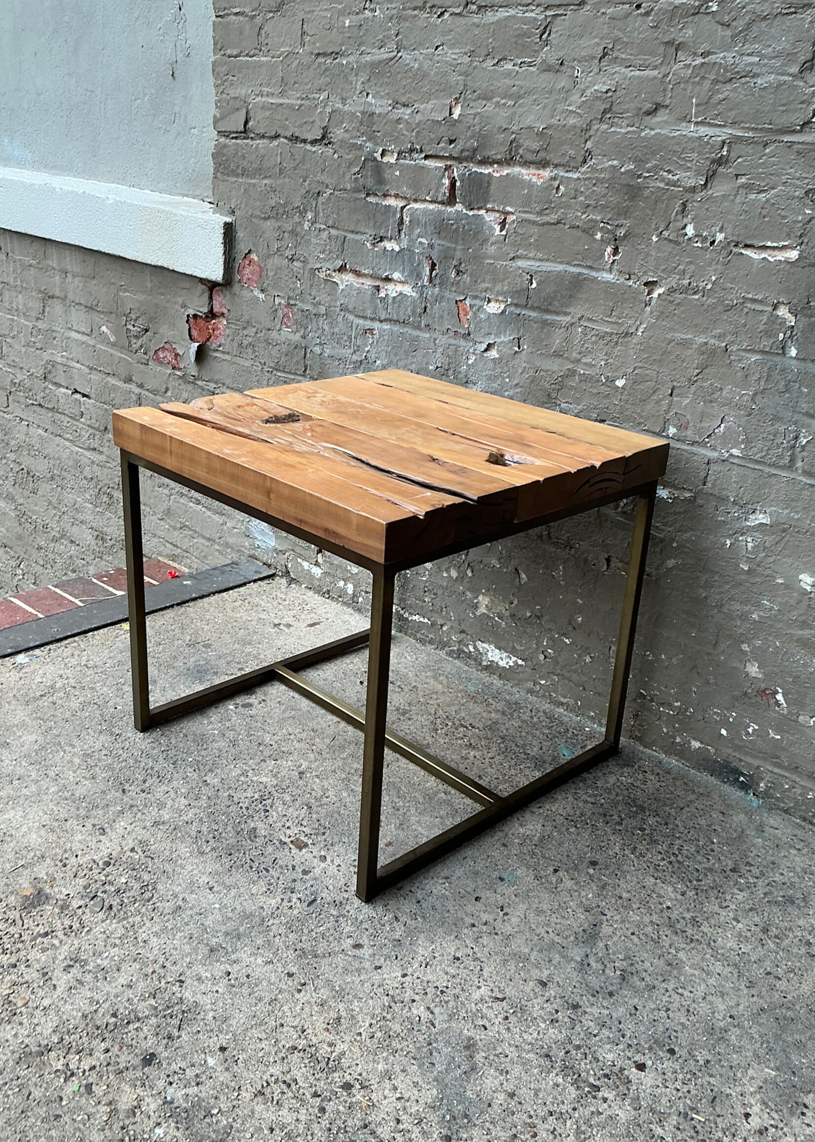 GOODWOOD Modern Reclaimed Wood Side Table
