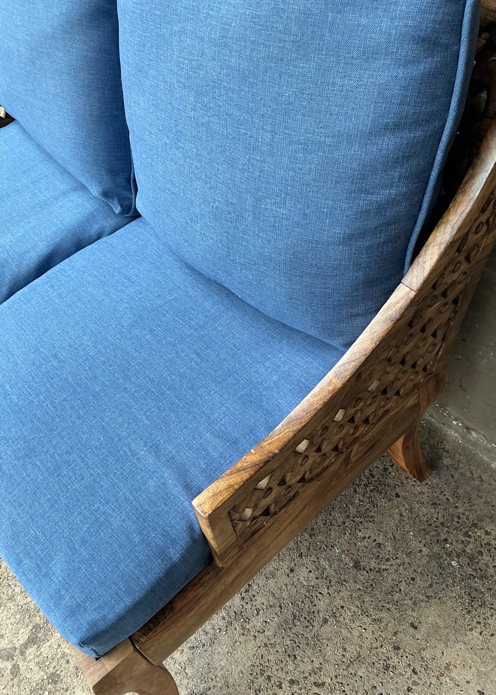 GOODWOOD Carved Teak Bench