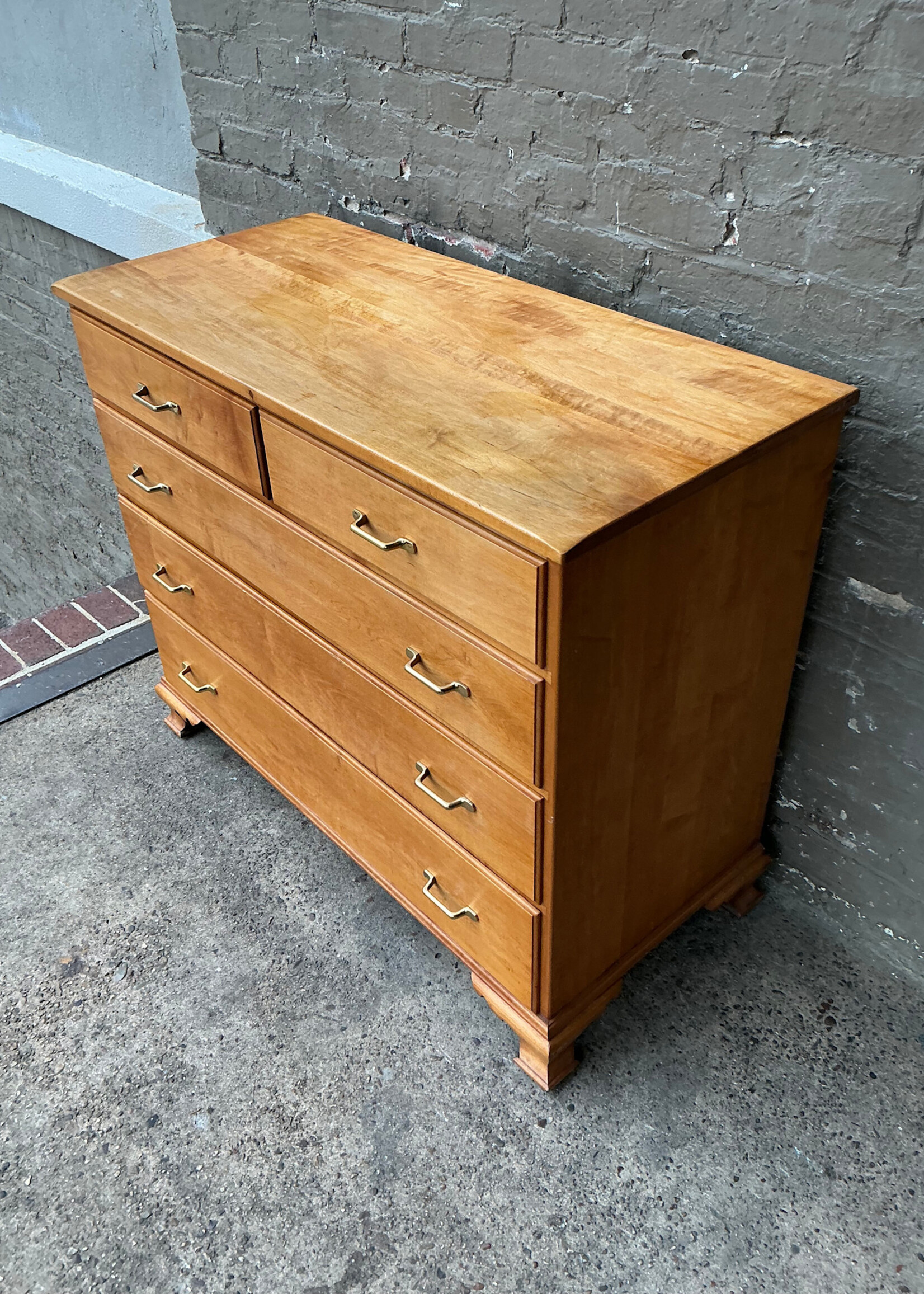 GOODWOOD Vintage Solid Maple Chest of Drawers